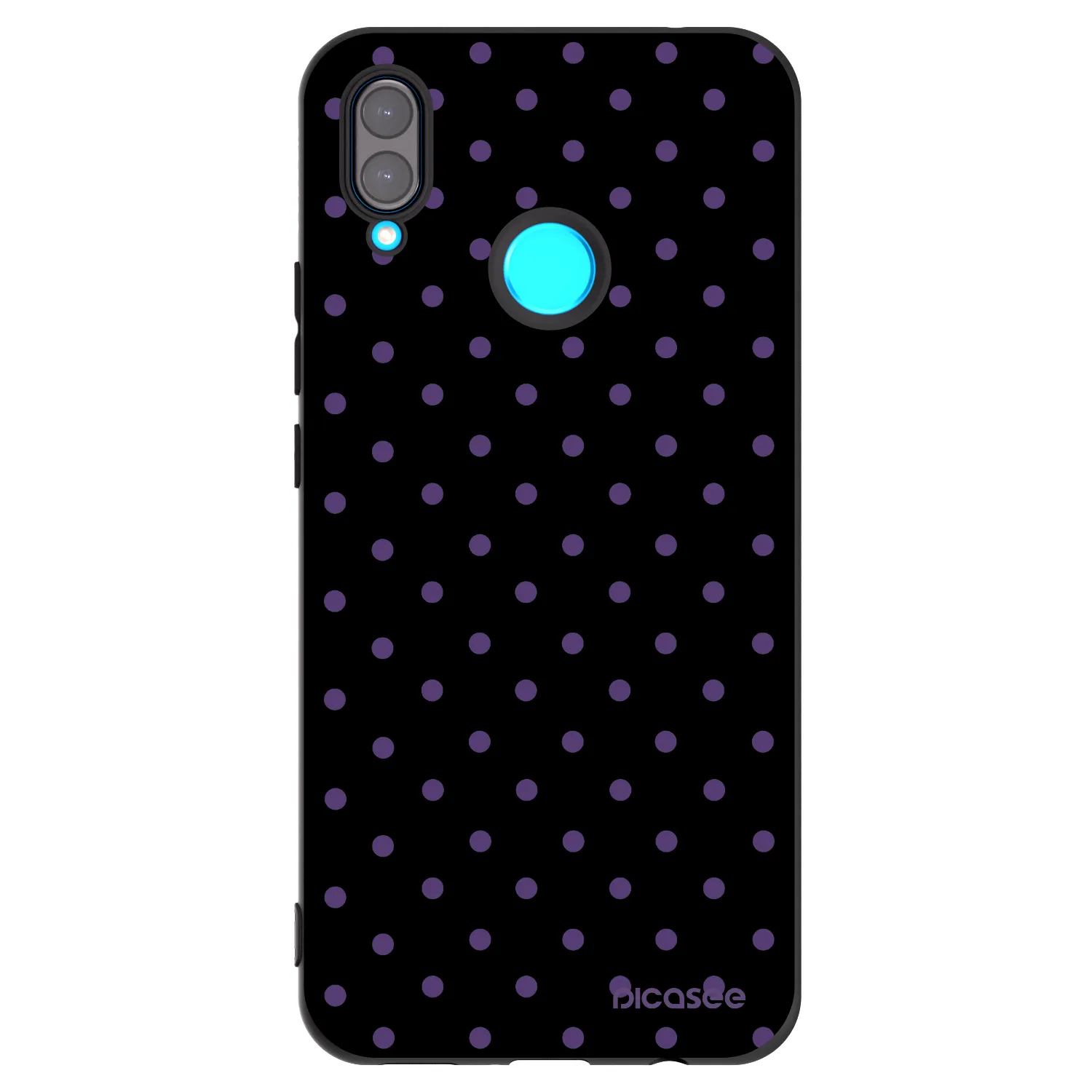 Picasee husă neagră din silicon pentru Huawei Nova 3i - Flickers