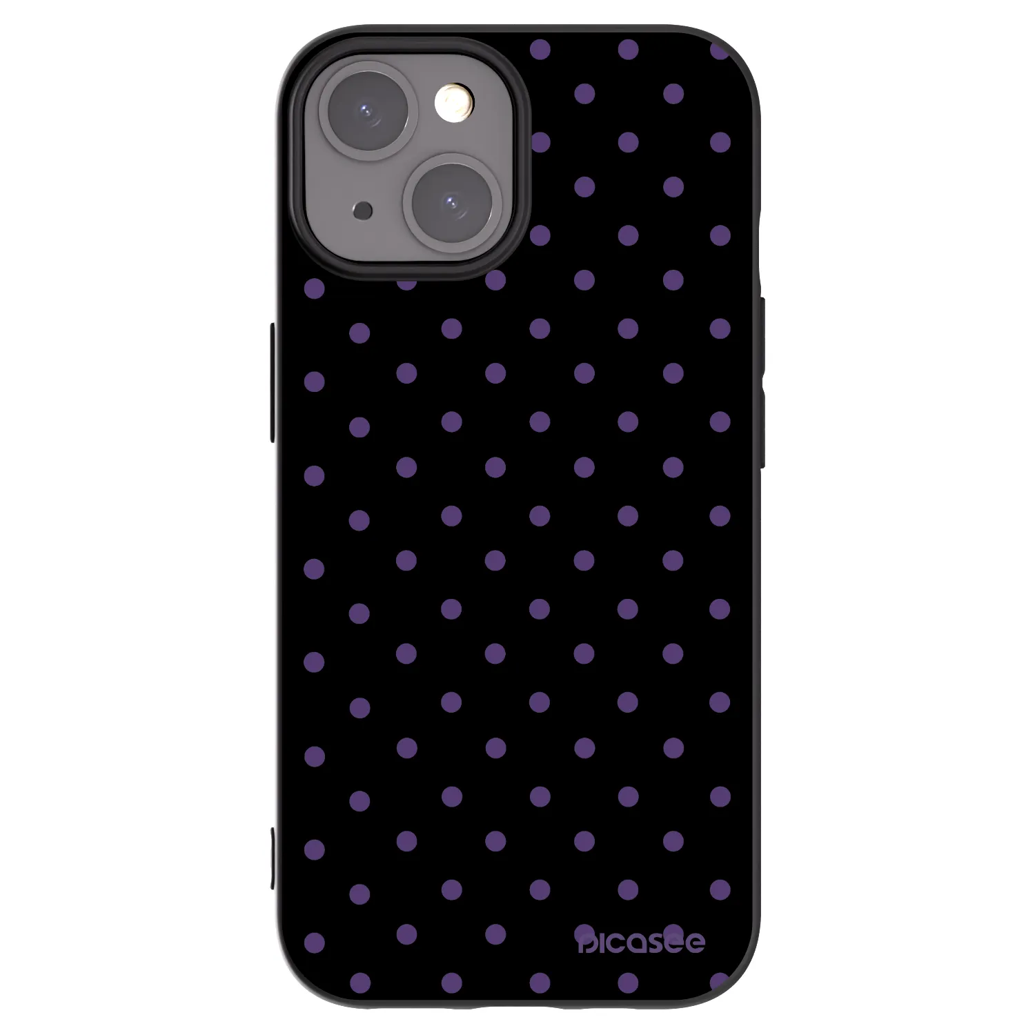 Picasee husă neagră din silicon pentru Apple iPhone 15 - Flickers