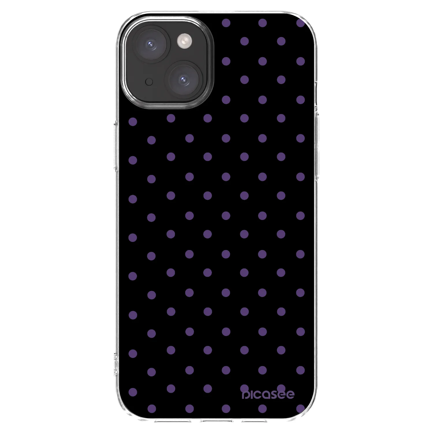 Picasee husă transparentă din silicon pentru Apple iPhone 15 Plus - Flickers