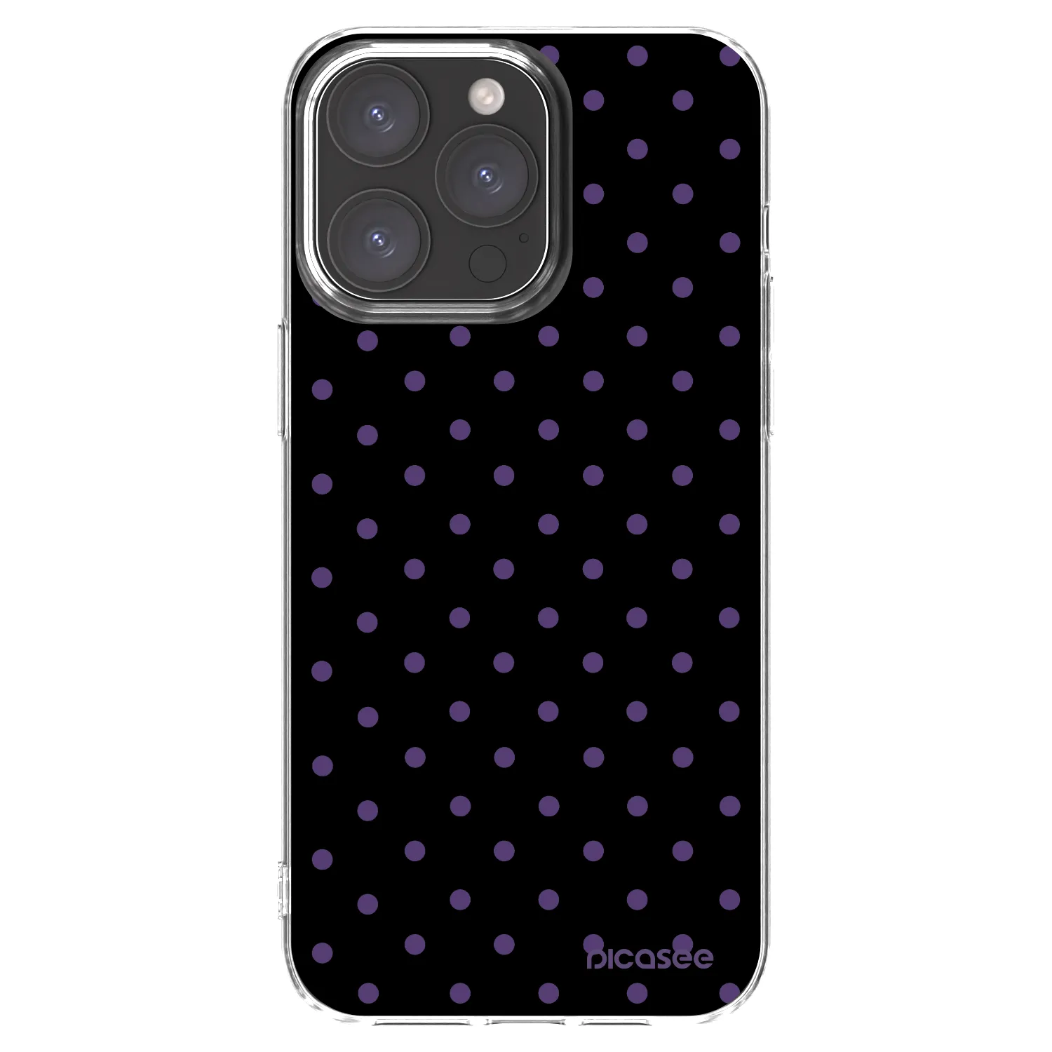 Picasee husă transparentă din silicon pentru Apple iPhone 15 Pro Max - Flickers