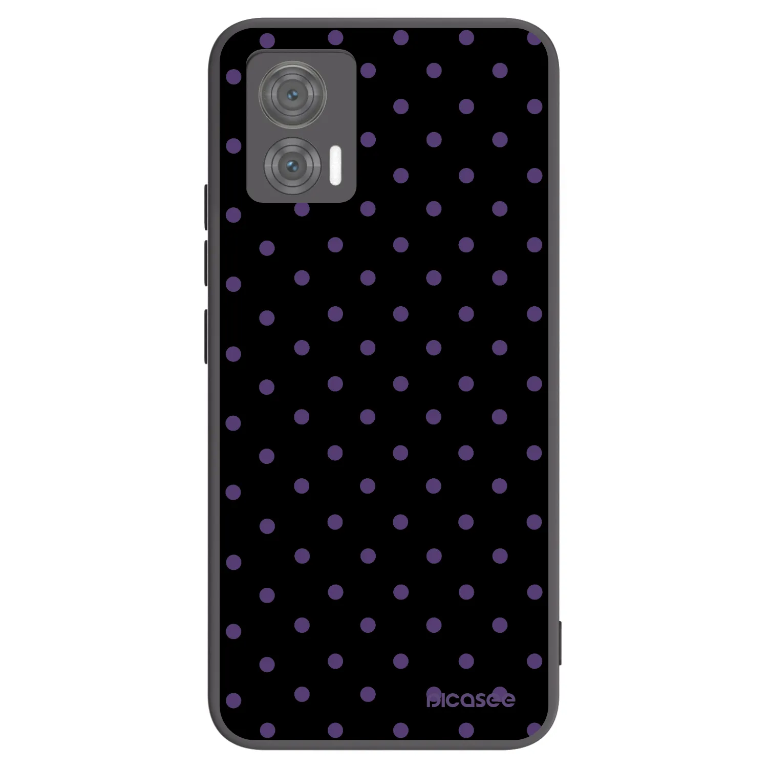 Picasee husă neagră din silicon pentru Motorola Edge 30 Neo - Flickers
