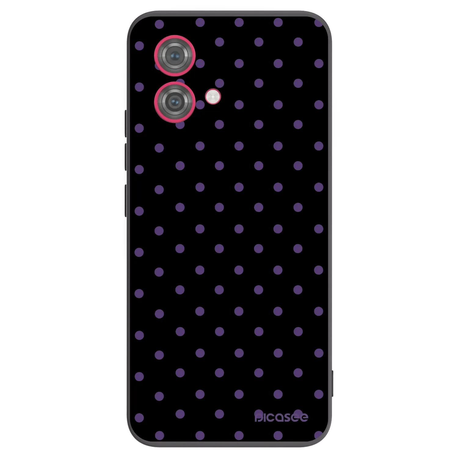 Picasee husă neagră din silicon pentru Motorola Moto G84 5G - Flickers