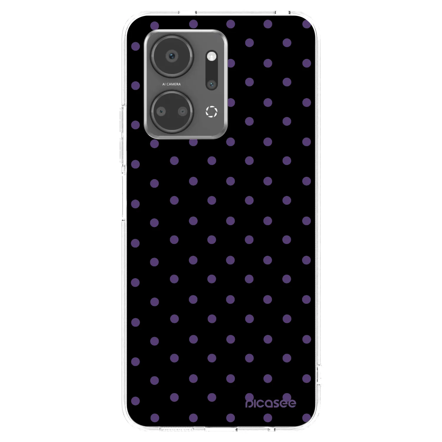Picasee husă transparentă din silicon pentru Honor X7a - Flickers