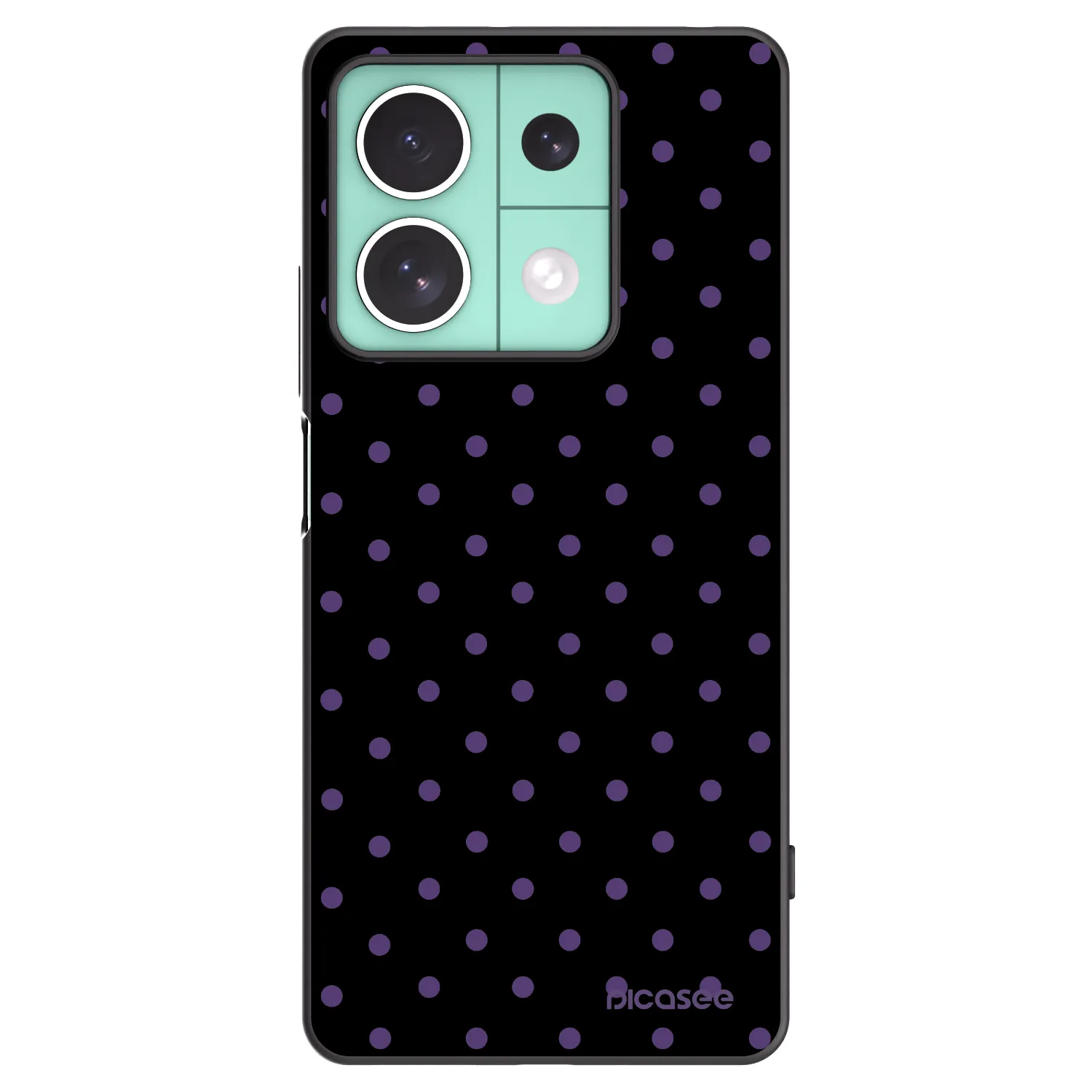 Picasee husă neagră din silicon pentru Xiaomi Redmi Note 13 5G - Flickers
