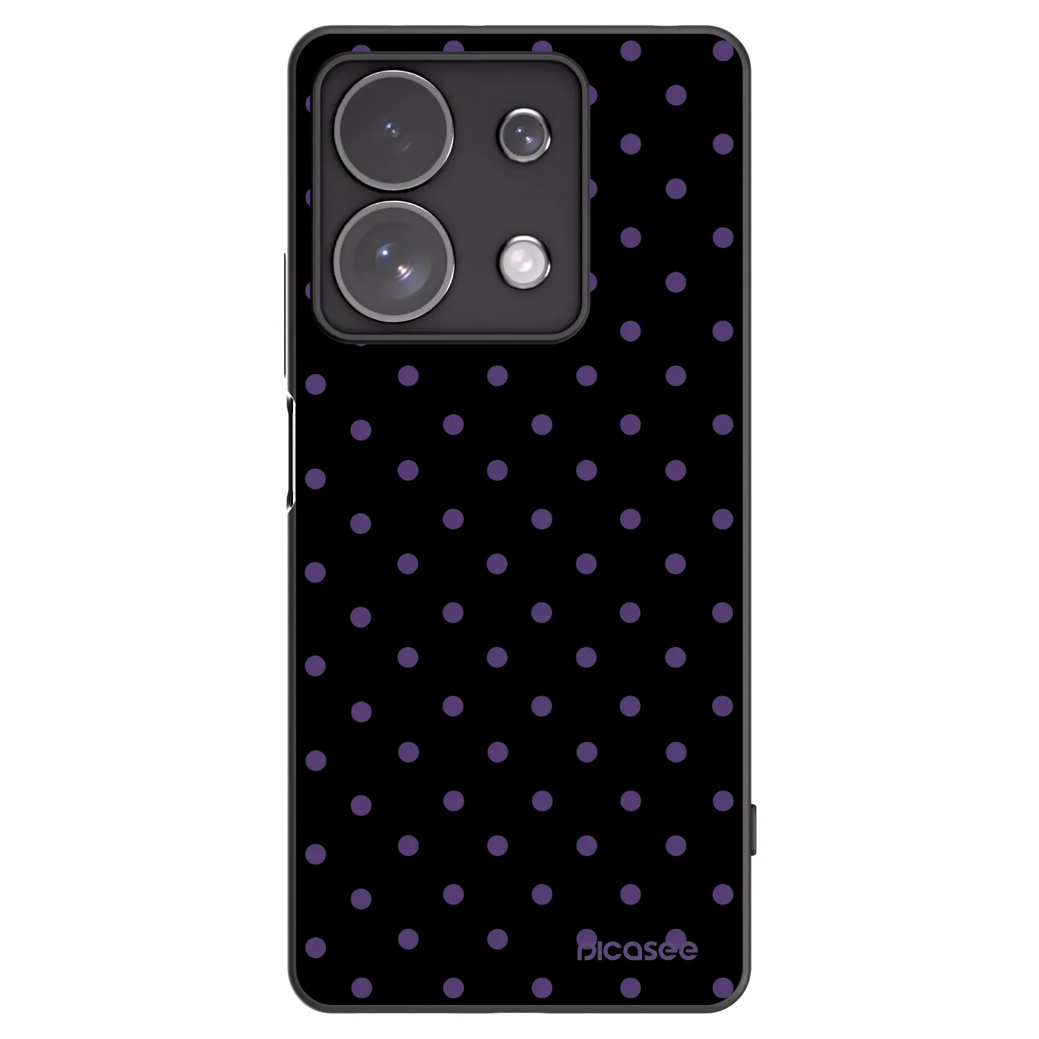 Picasee husă neagră din silicon pentru Xiaomi Redmi Note 13 Pro 4G - Flickers