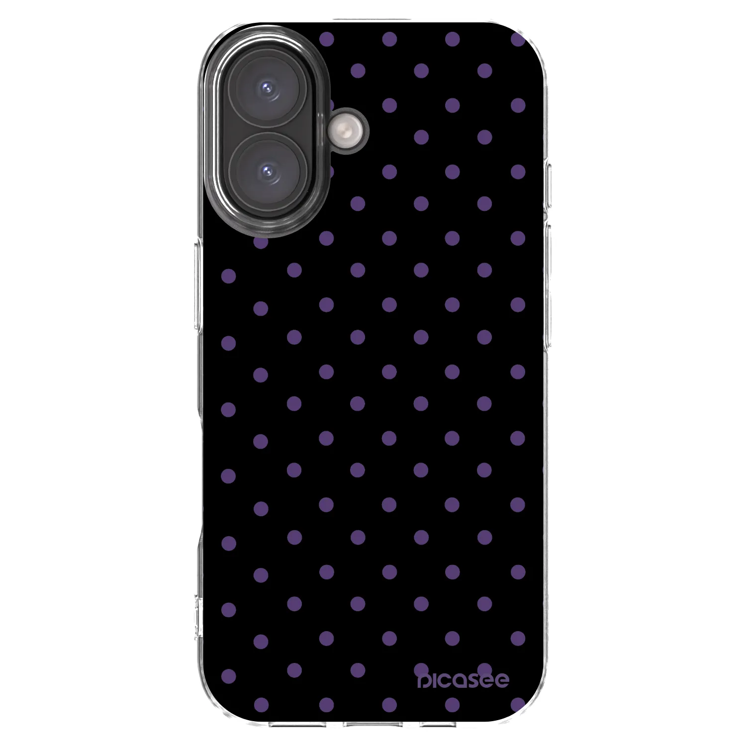 Picasee husă transparentă din silicon pentru Apple iPhone 16 - Flickers