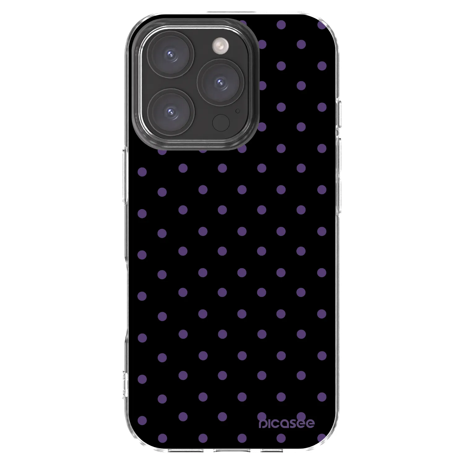 Picasee husă transparentă din silicon pentru Apple iPhone 16 Pro - Flickers