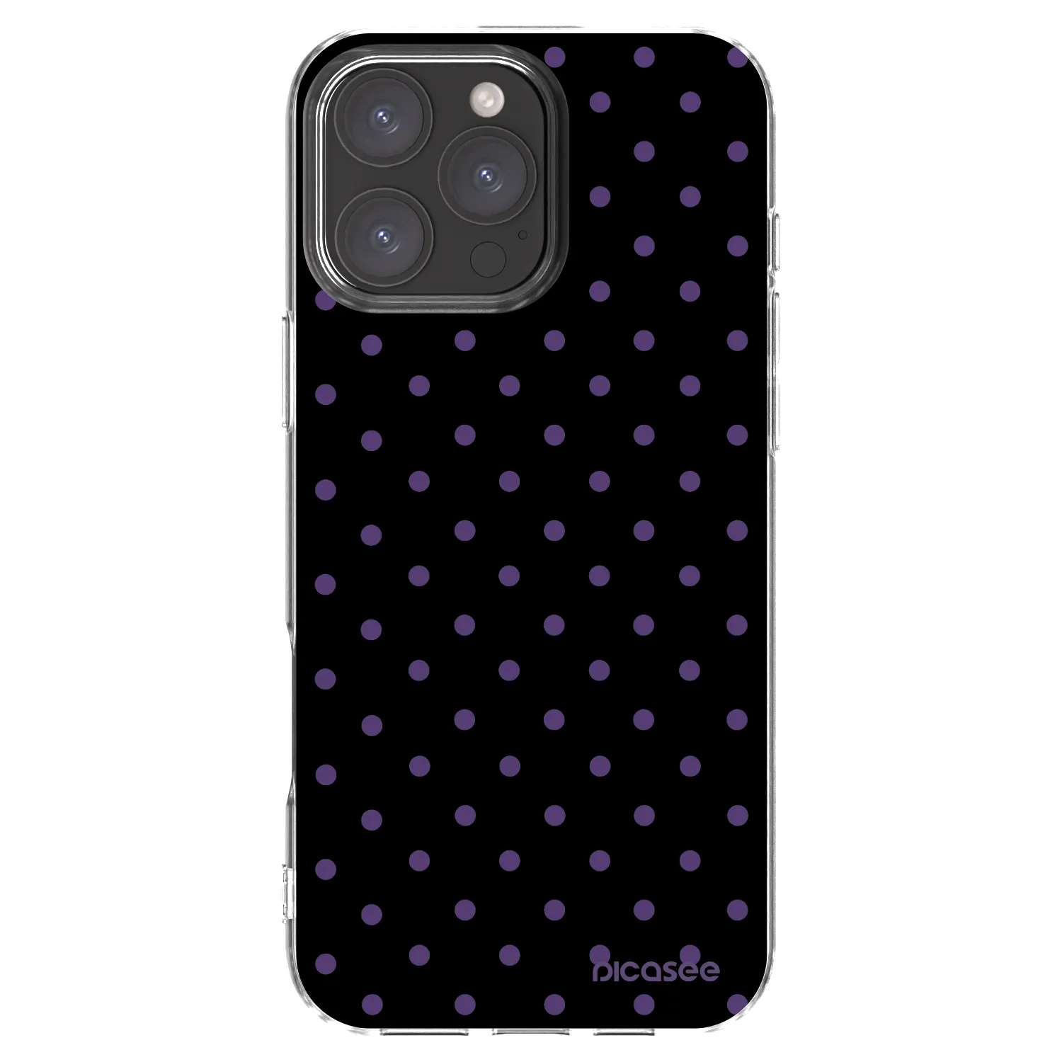 Picasee husă transparentă din silicon pentru Apple iPhone 16 Pro Max - Flickers