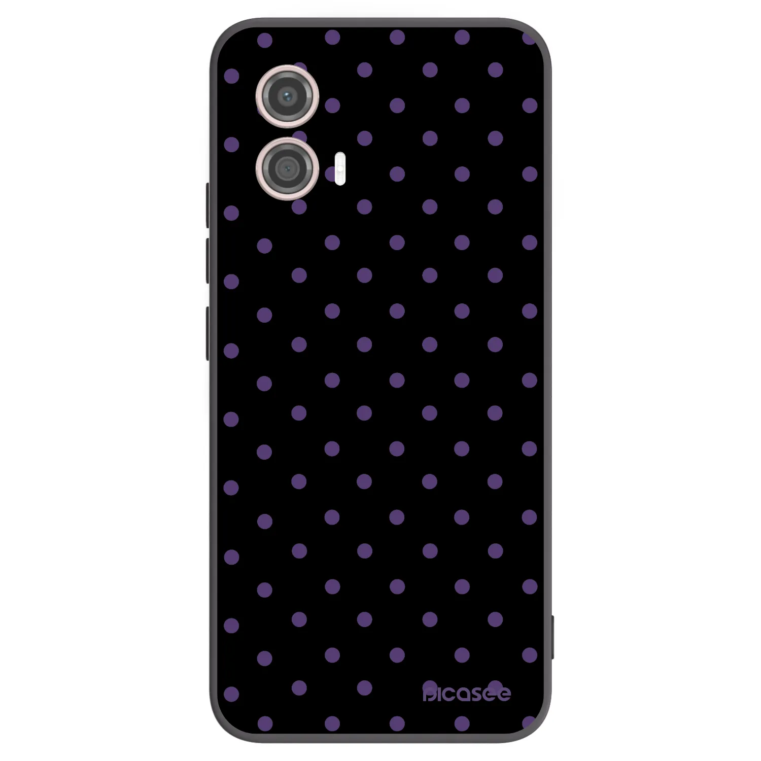 Picasee husă neagră din silicon pentru Motorola Moto G53 5G - Flickers