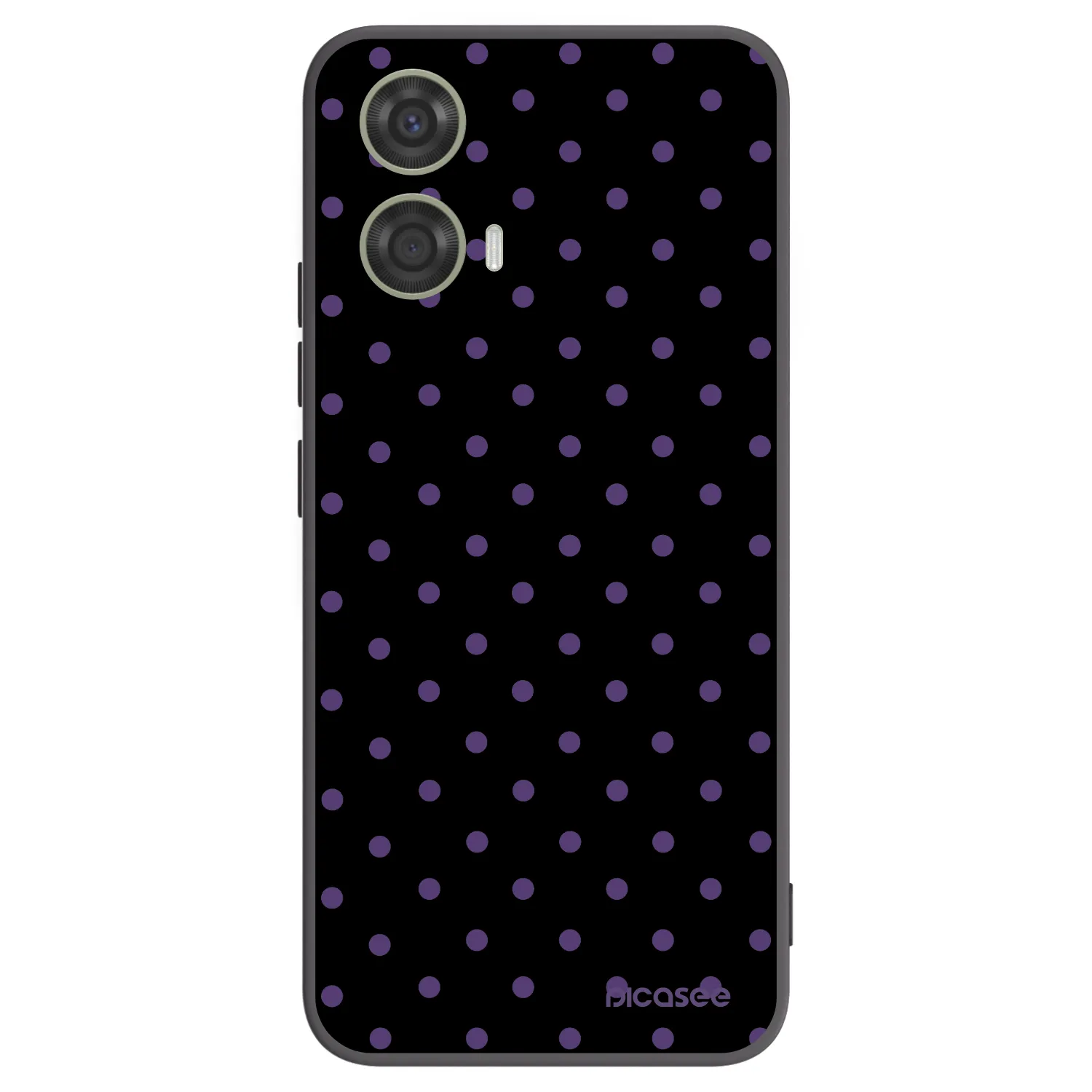 Picasee husă neagră din silicon pentru Motorola Moto G24 - Flickers