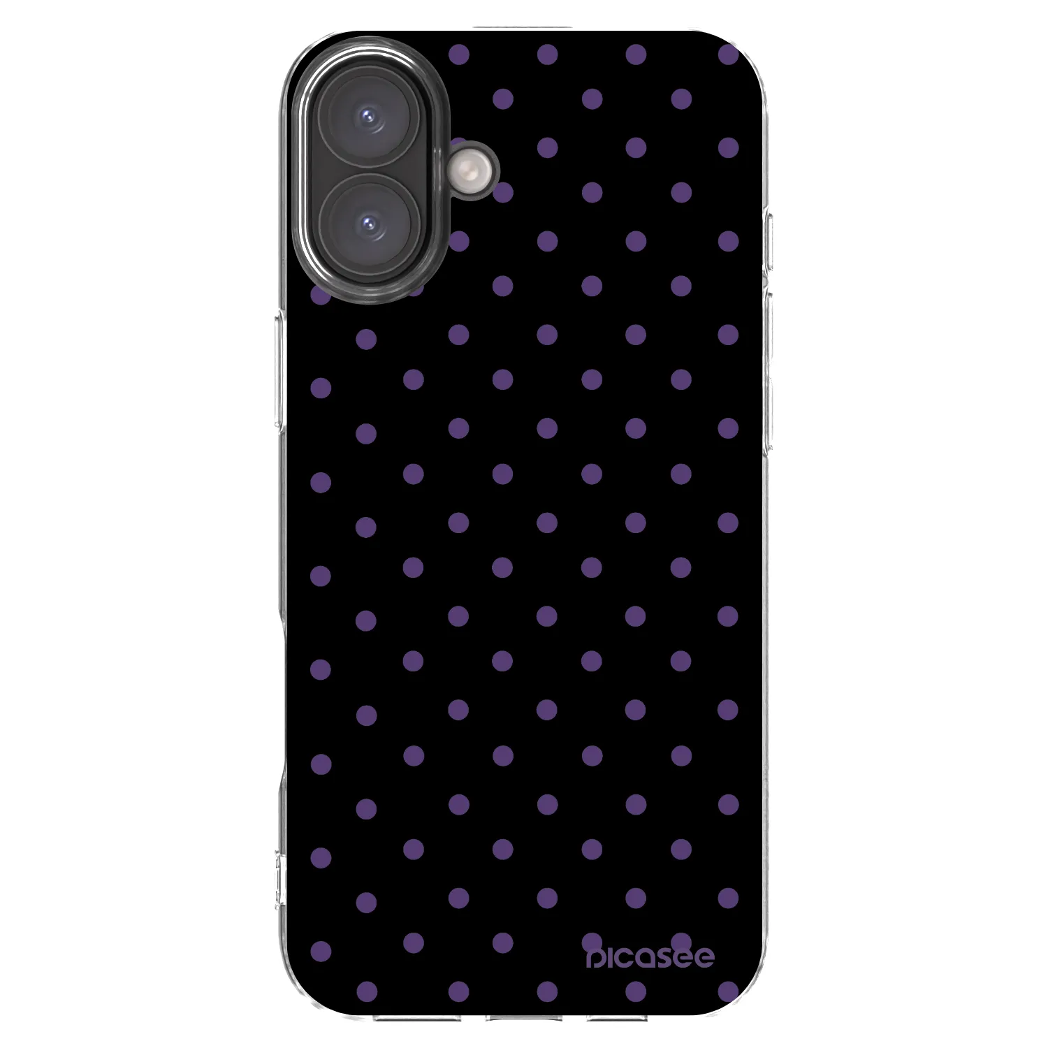 Picasee husă transparentă din silicon pentru Apple iPhone 16 Plus - Flickers