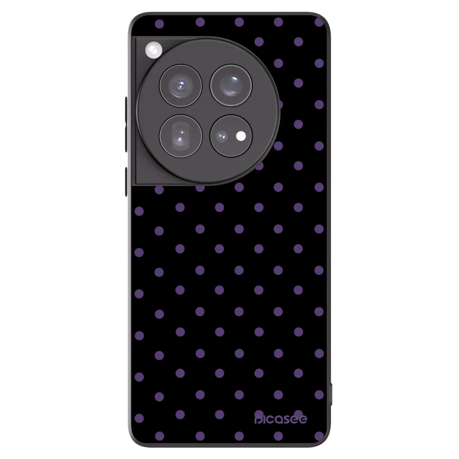 Picasee husă neagră din silicon pentru OnePlus 12 5G - Flickers