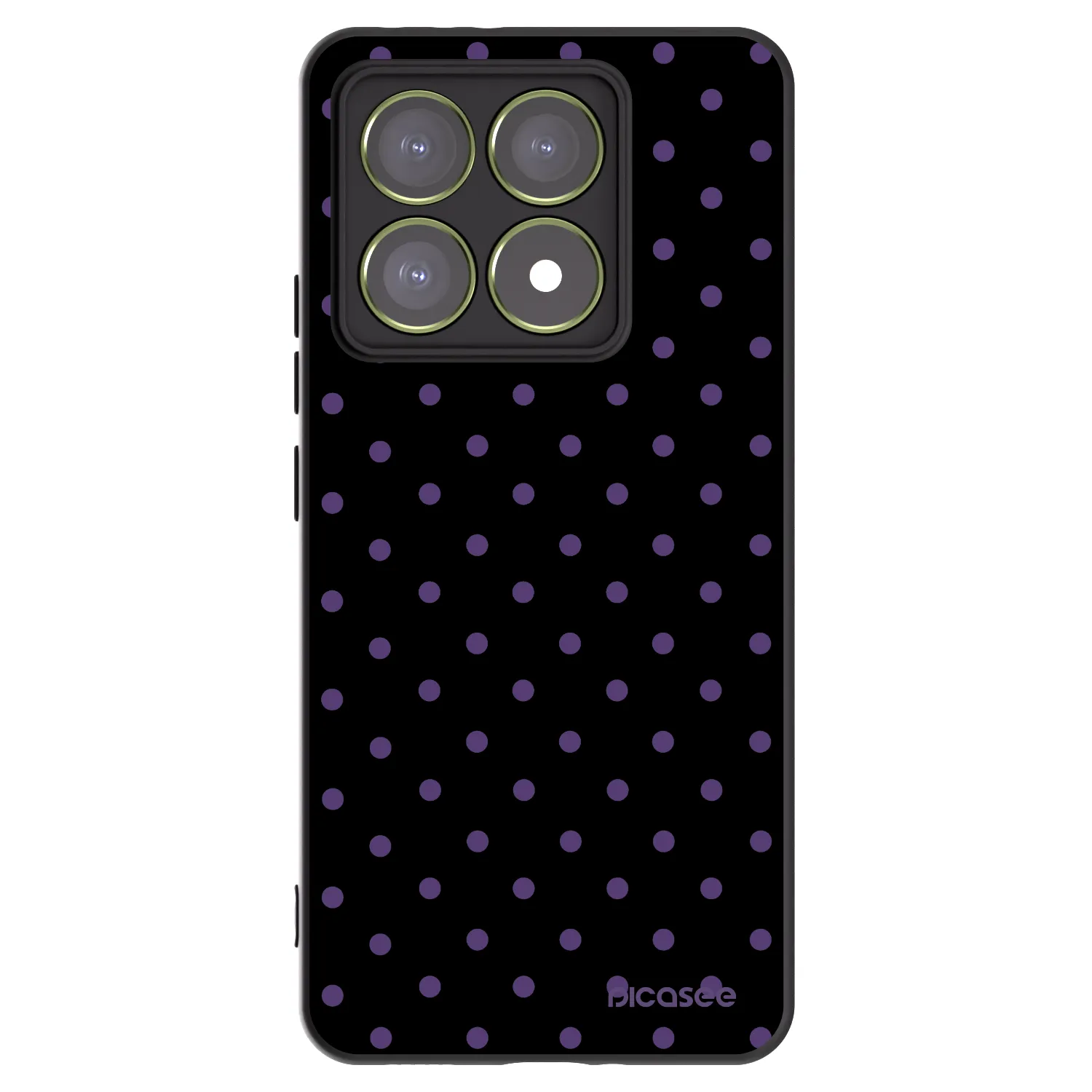 Picasee husă neagră din silicon pentru Xiaomi 14T - Flickers
