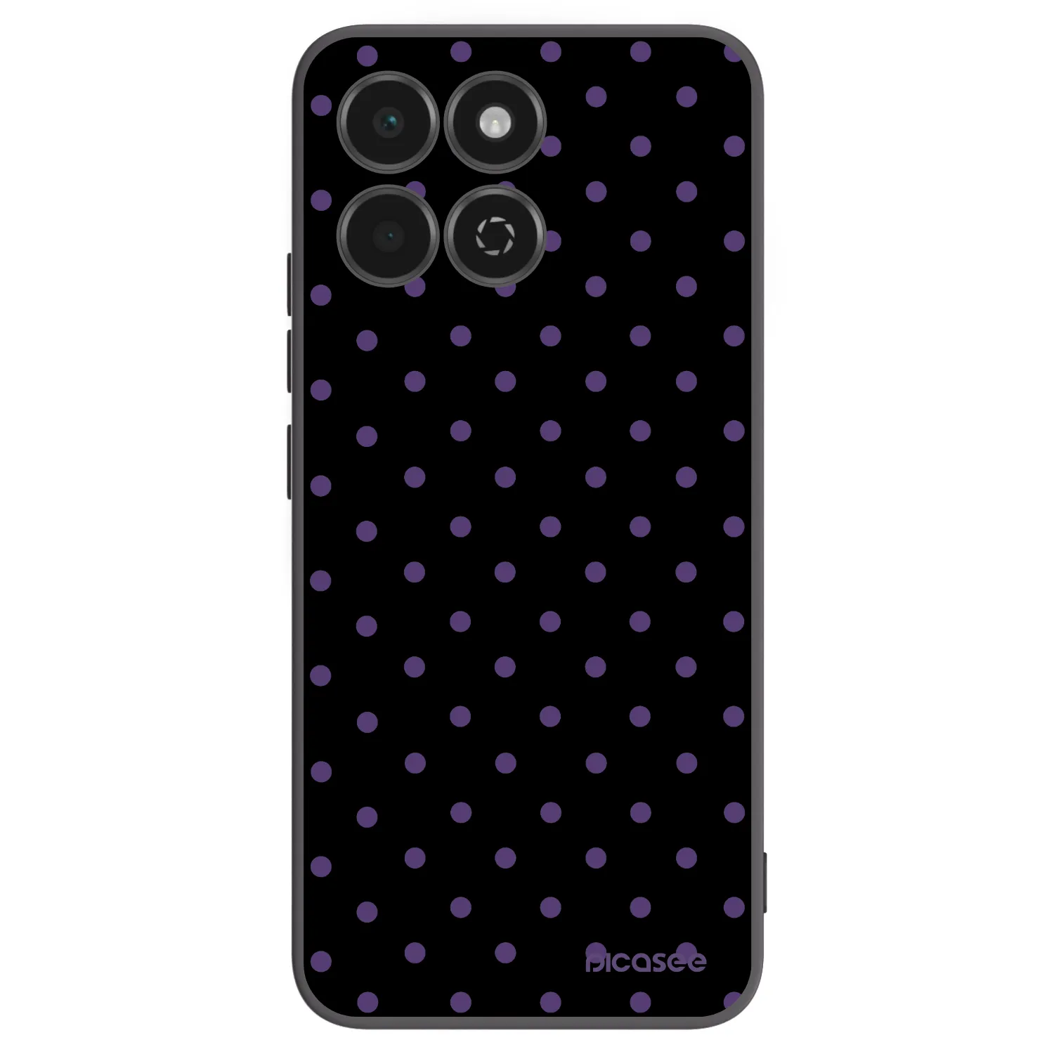 Picasee husă neagră din silicon pentru Honor 200 Smart 5G - Flickers