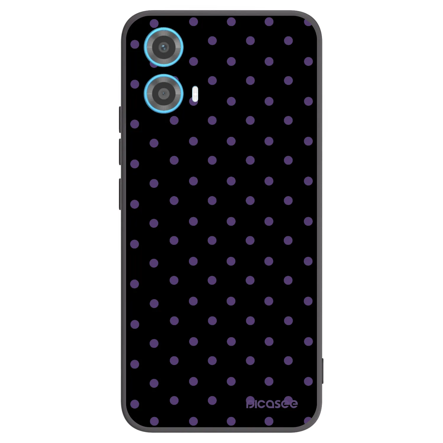Picasee husă neagră din silicon pentru Motorola Moto G34 5G - Flickers
