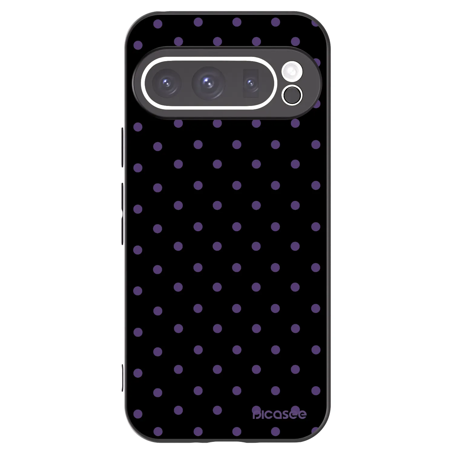 Picasee husă neagră din silicon pentru Google Pixel 9 Pro - Flickers