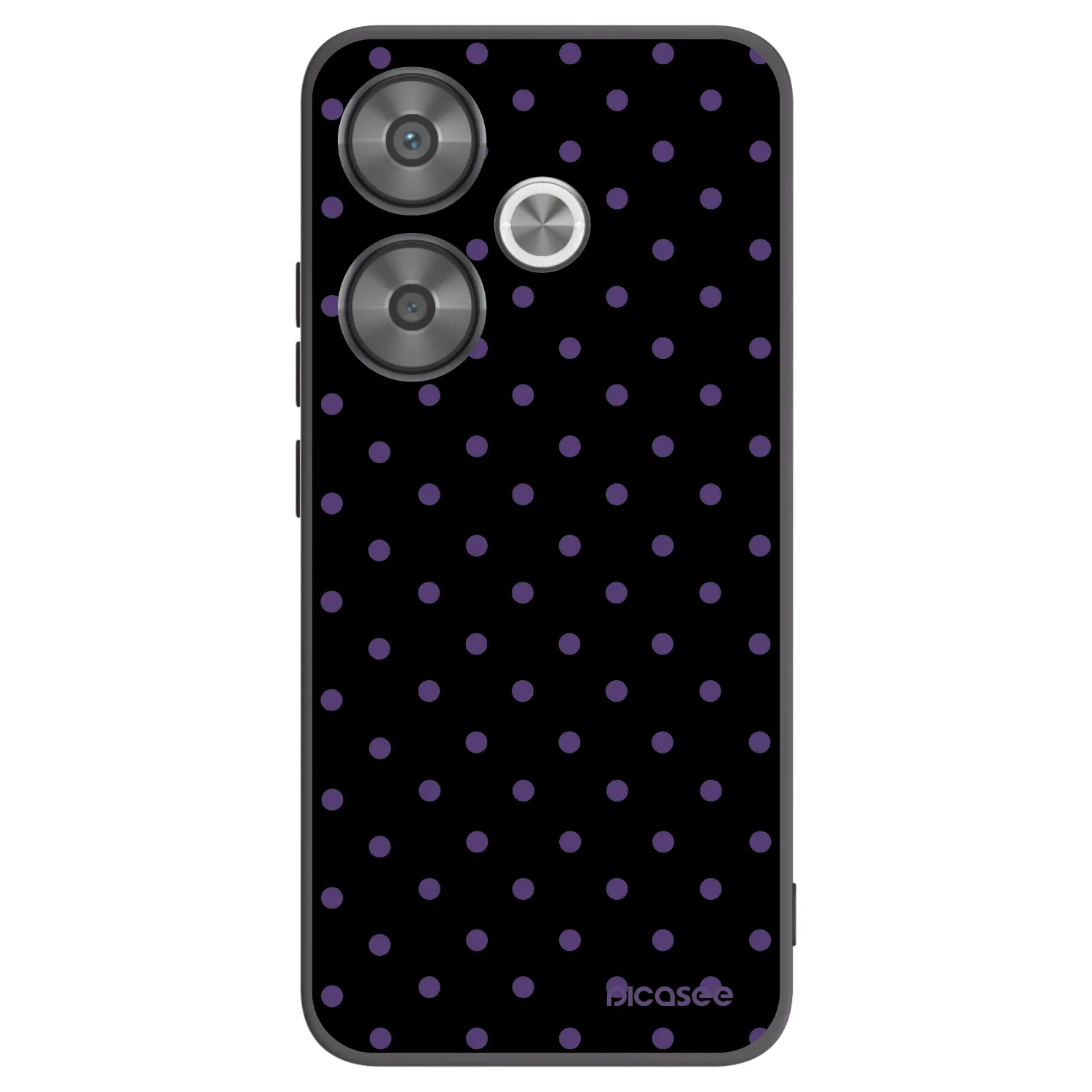 Picasee husă neagră din silicon pentru Xiaomi Poco F6 - Flickers