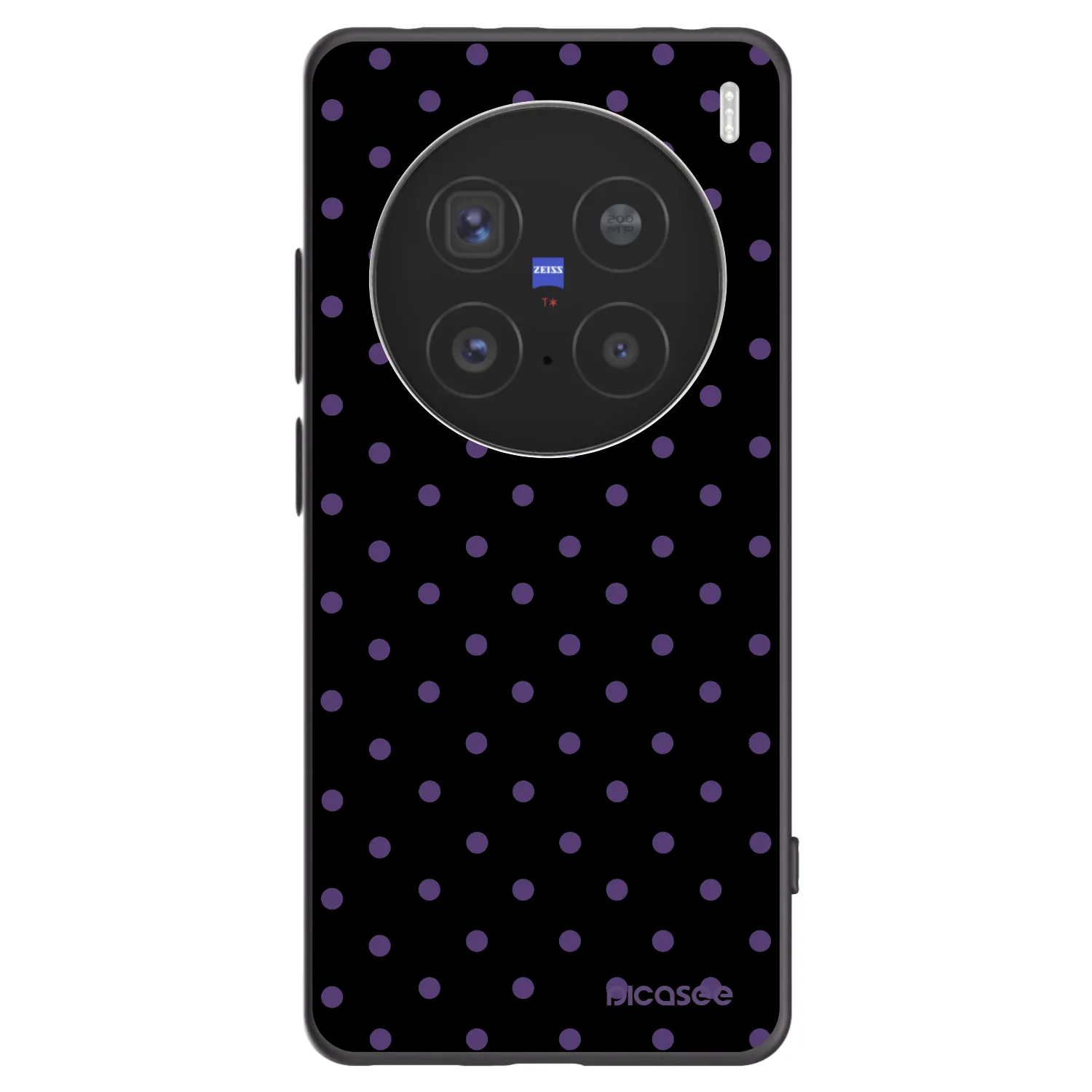 Picasee husă neagră din silicon pentru Vivo X200 Pro - Flickers