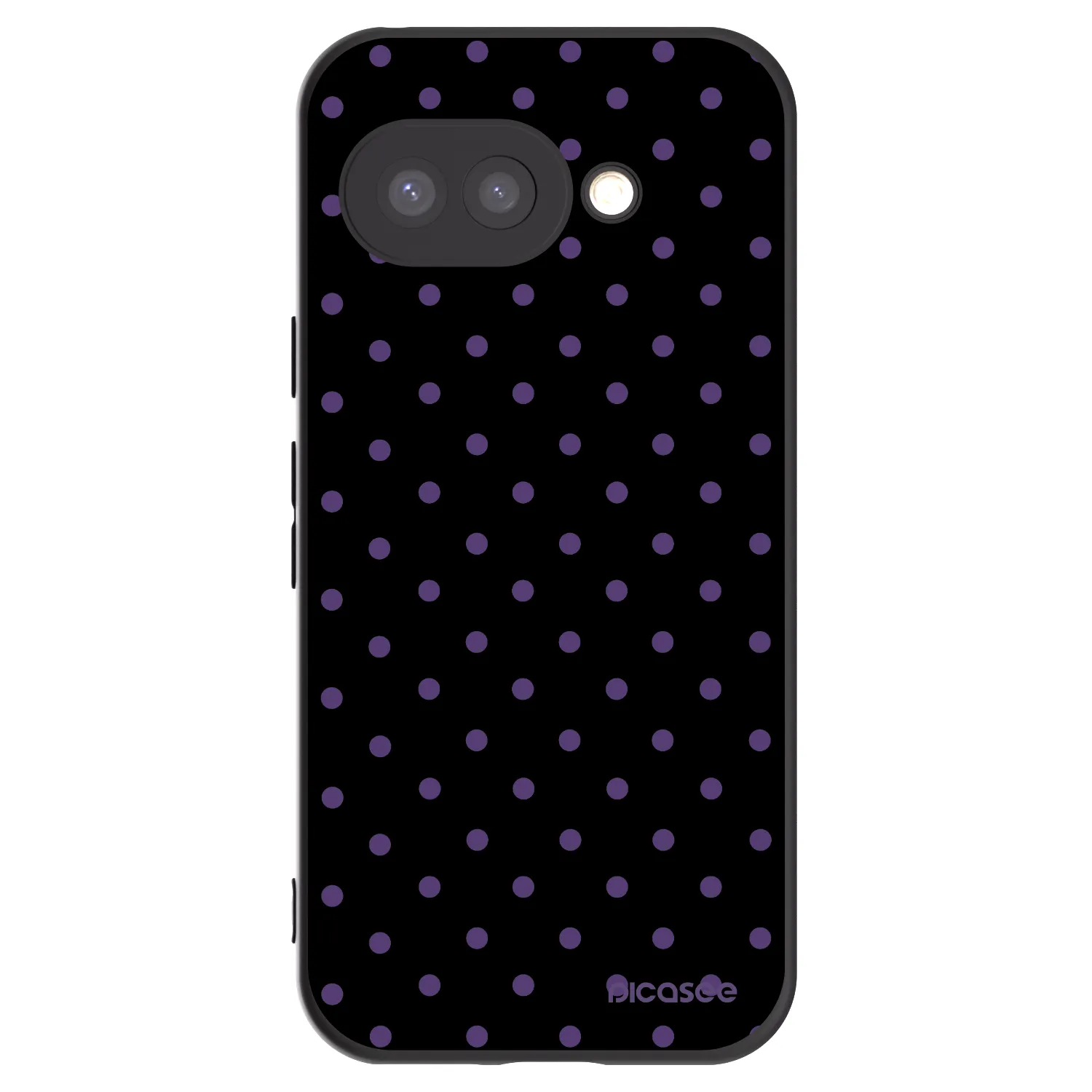 Picasee husă neagră din silicon pentru Google Pixel 9a - Flickers