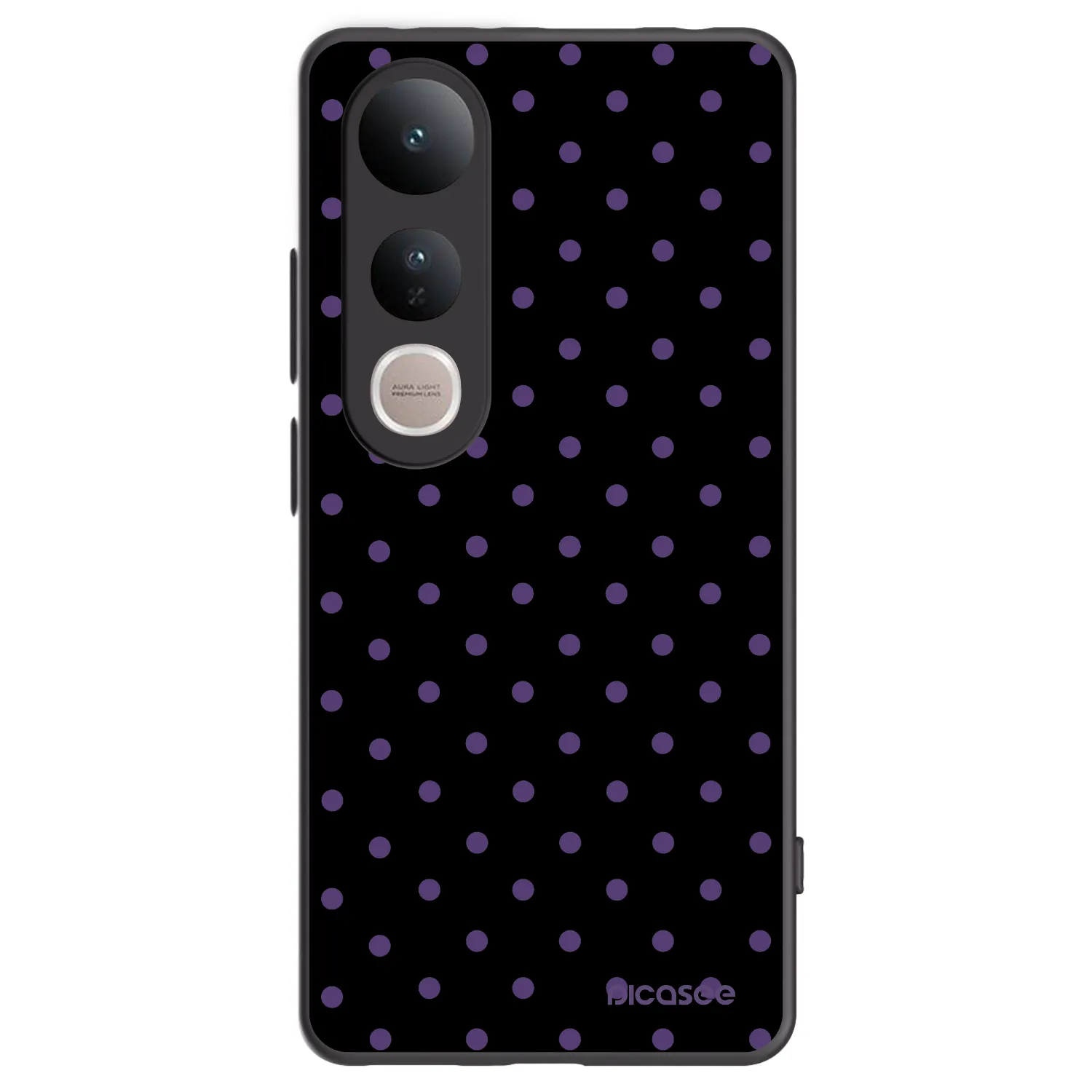 Picasee husă neagră din silicon pentru Vivo V50 Lite 5G - Flickers