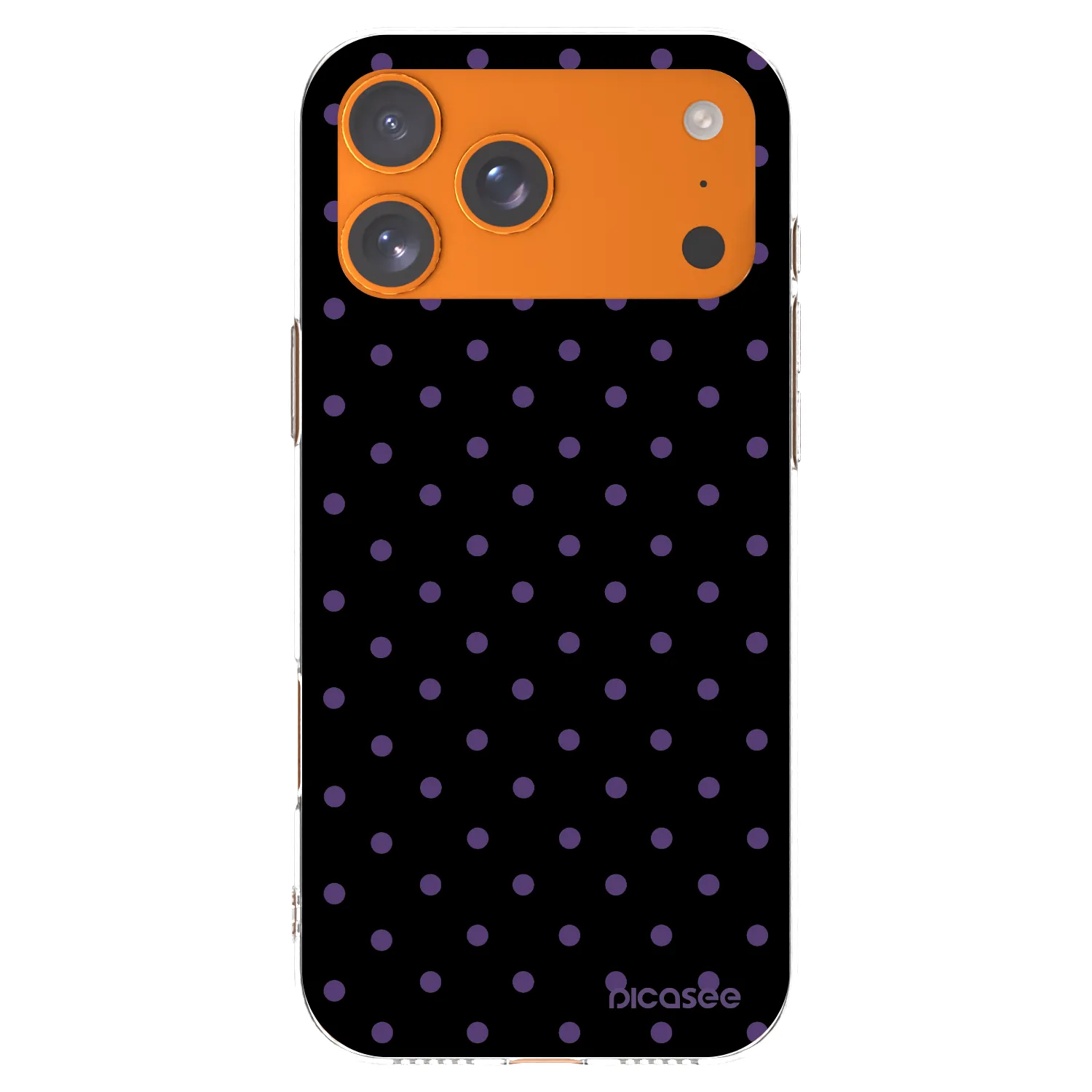 Picasee husă transparentă din silicon pentru Apple iPhone 17 Pro Max - Flickers