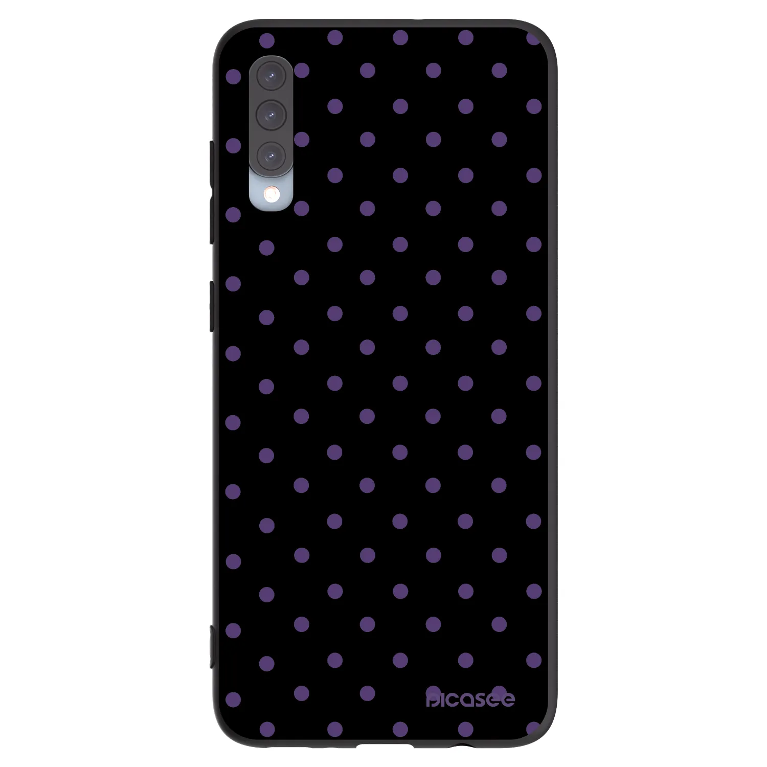 Picasee husă neagră din silicon pentru Samsung Galaxy A70 A705F - Flickers