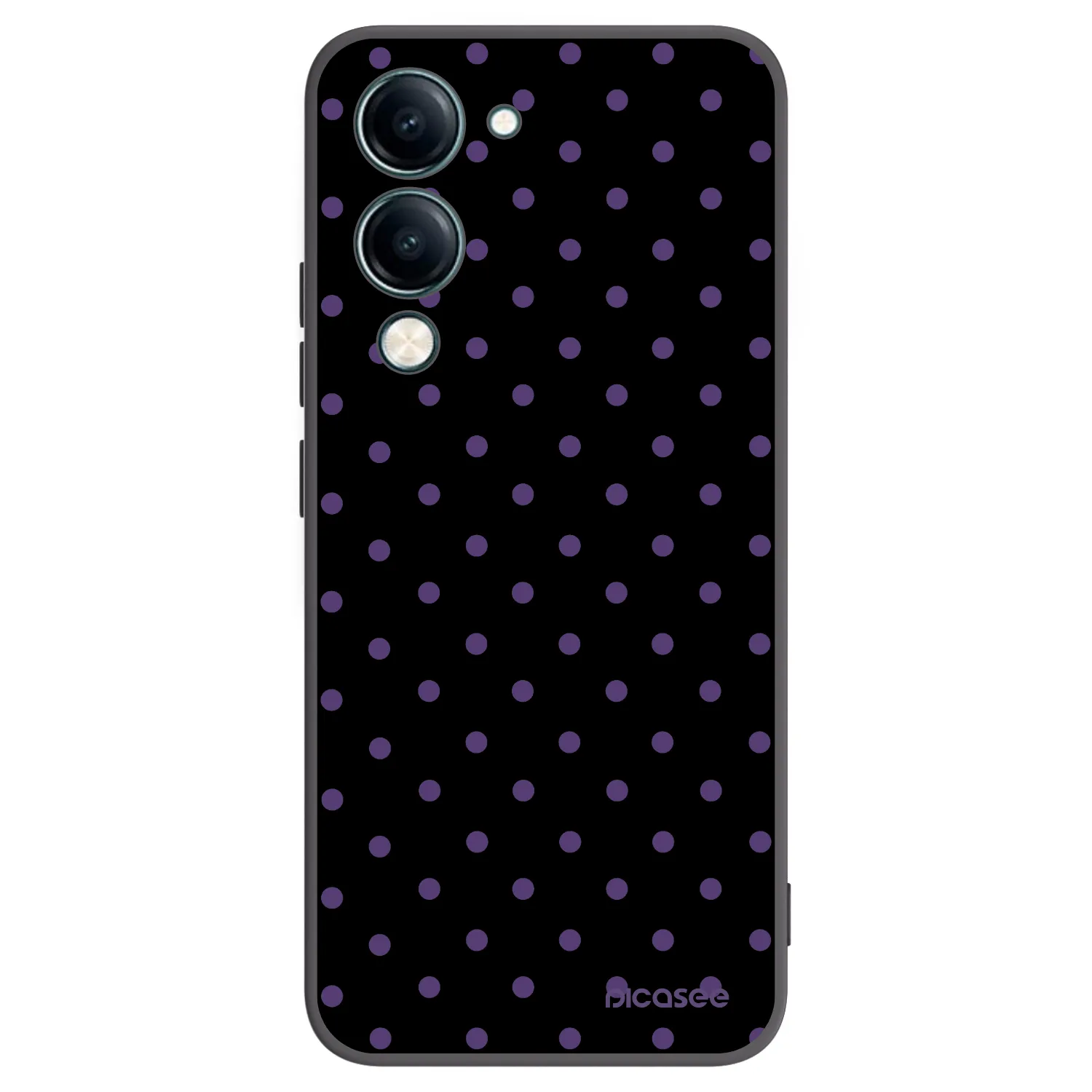 Picasee husă neagră din silicon pentru Vivo Y29s 5G - Flickers