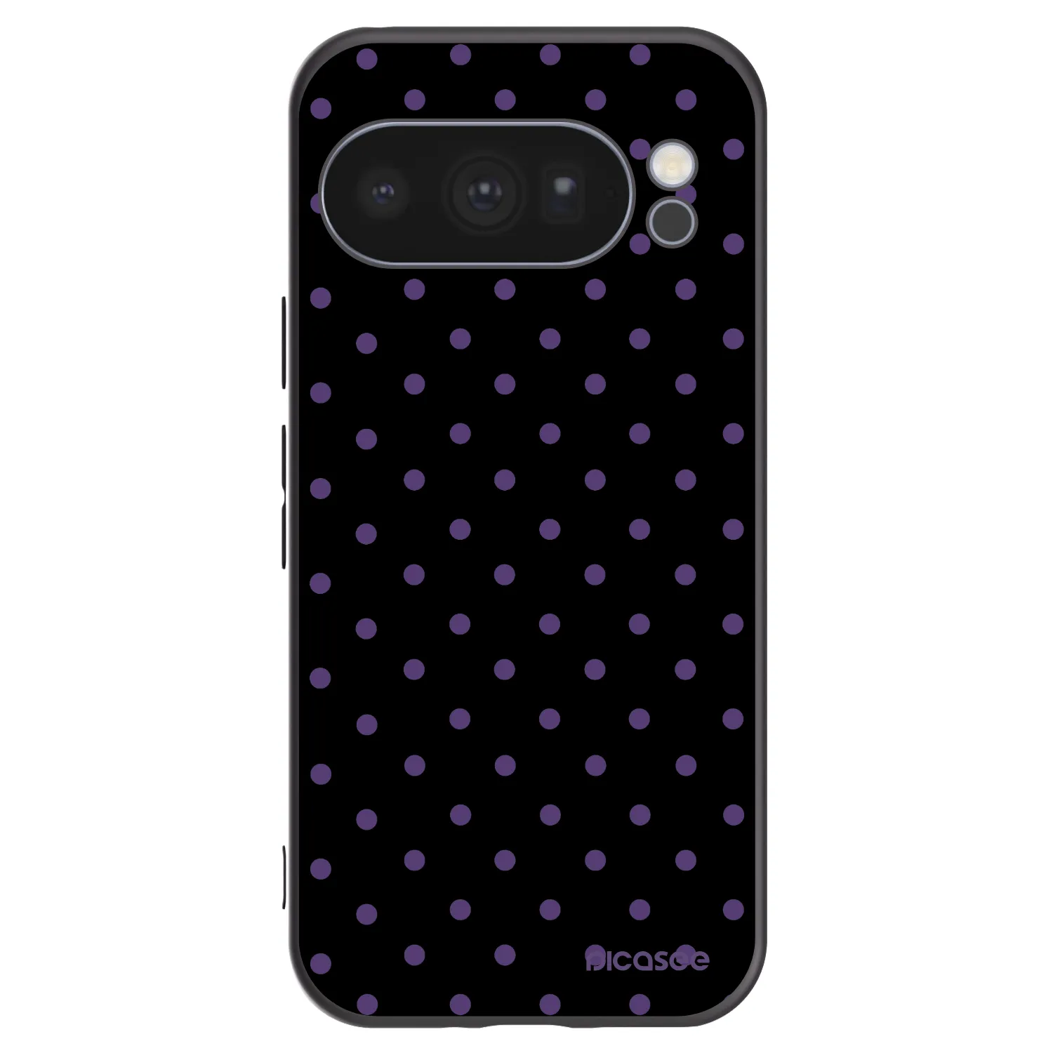 Picasee husă neagră din silicon pentru Google Pixel 10 Pro - Flickers