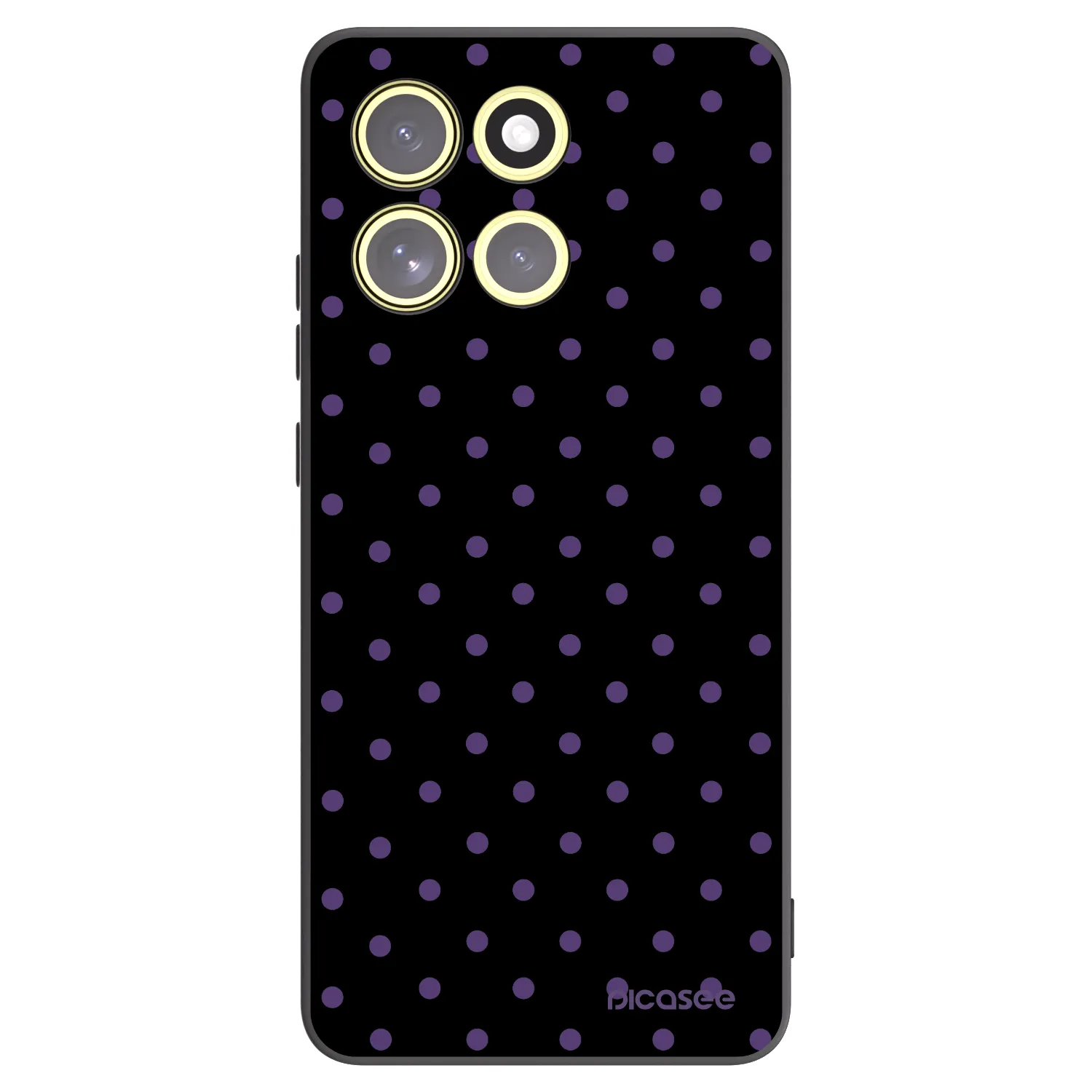 Picasee husă neagră din silicon pentru Motorola Moto G86 Power 5G - Flickers