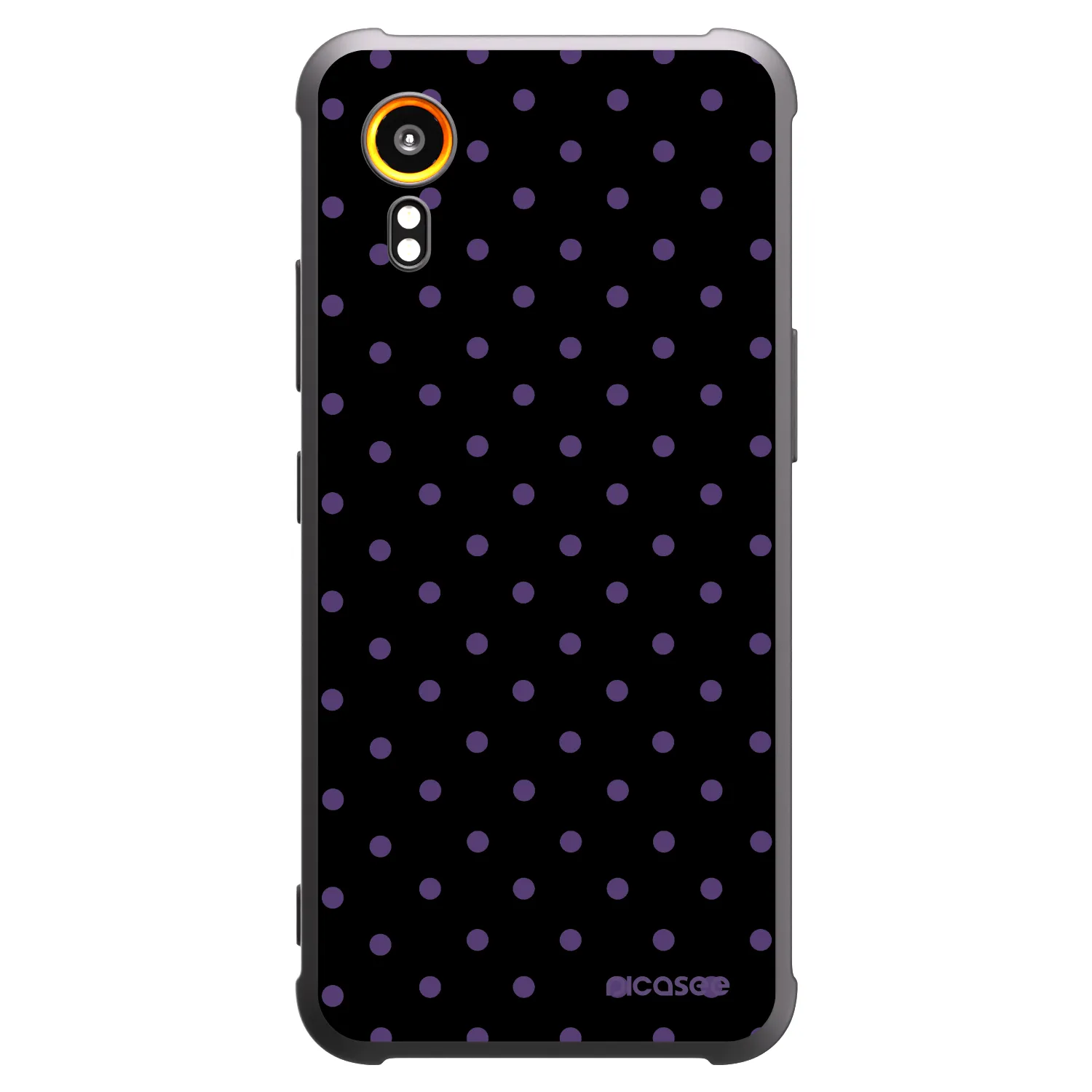 Picasee husă neagră din silicon pentru Samsung Galaxy XCover 7 - Flickers