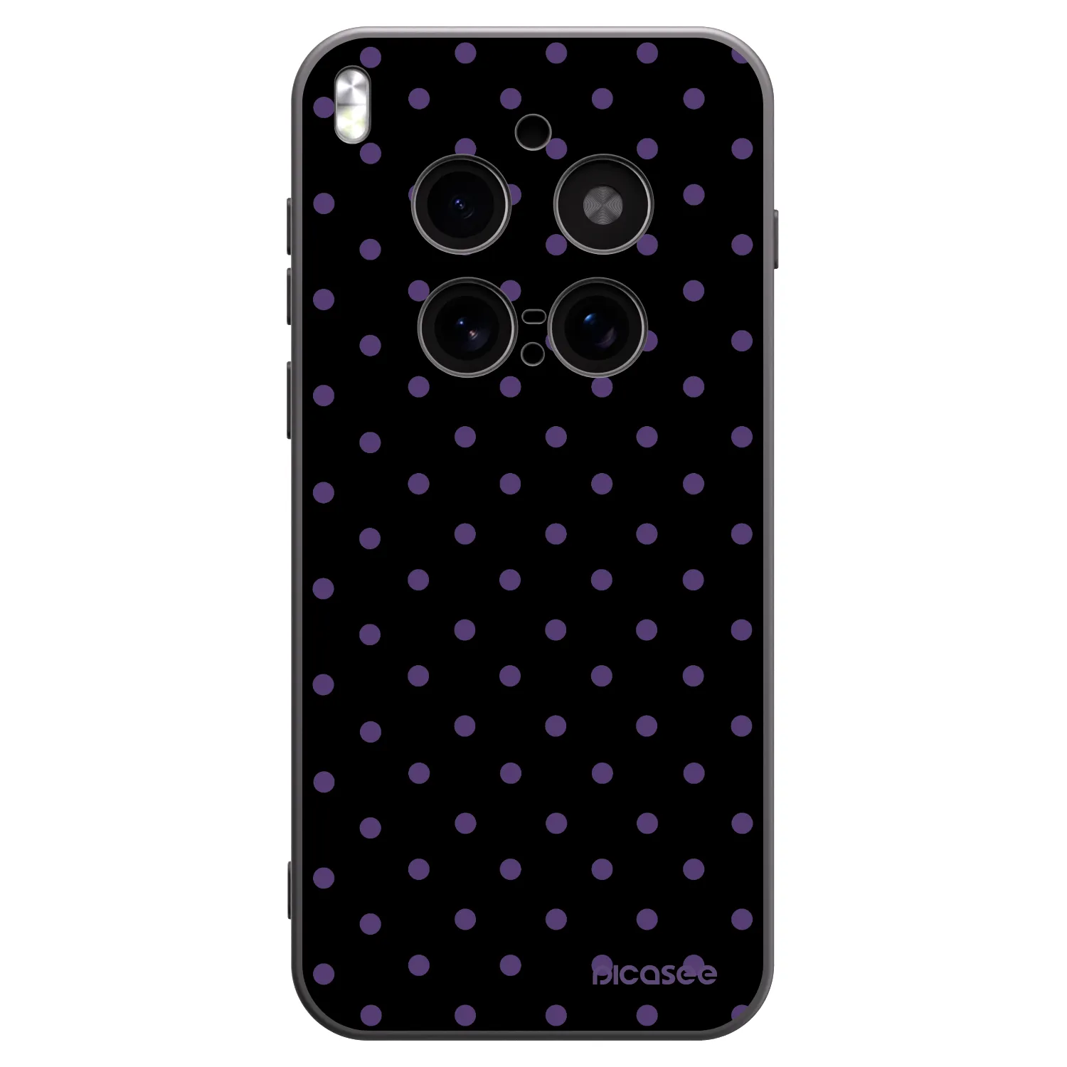 Picasee husă neagră din silicon pentru Vivo X300 Pro - Flickers