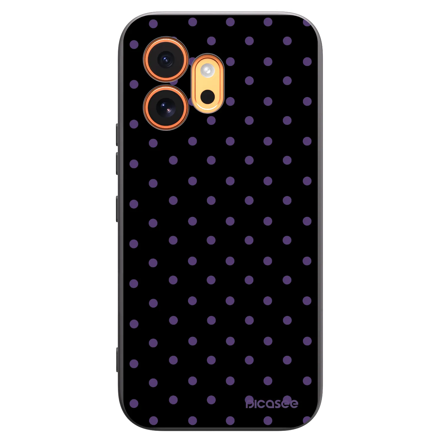 Picasee husă neagră din silicon pentru Honor 600 - Flickers