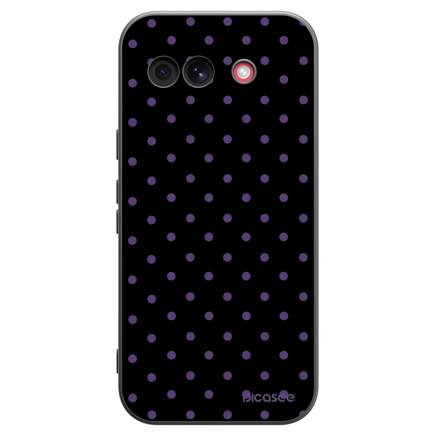 Picasee husă neagră din silicon pentru Google Pixel 10a - Flickers