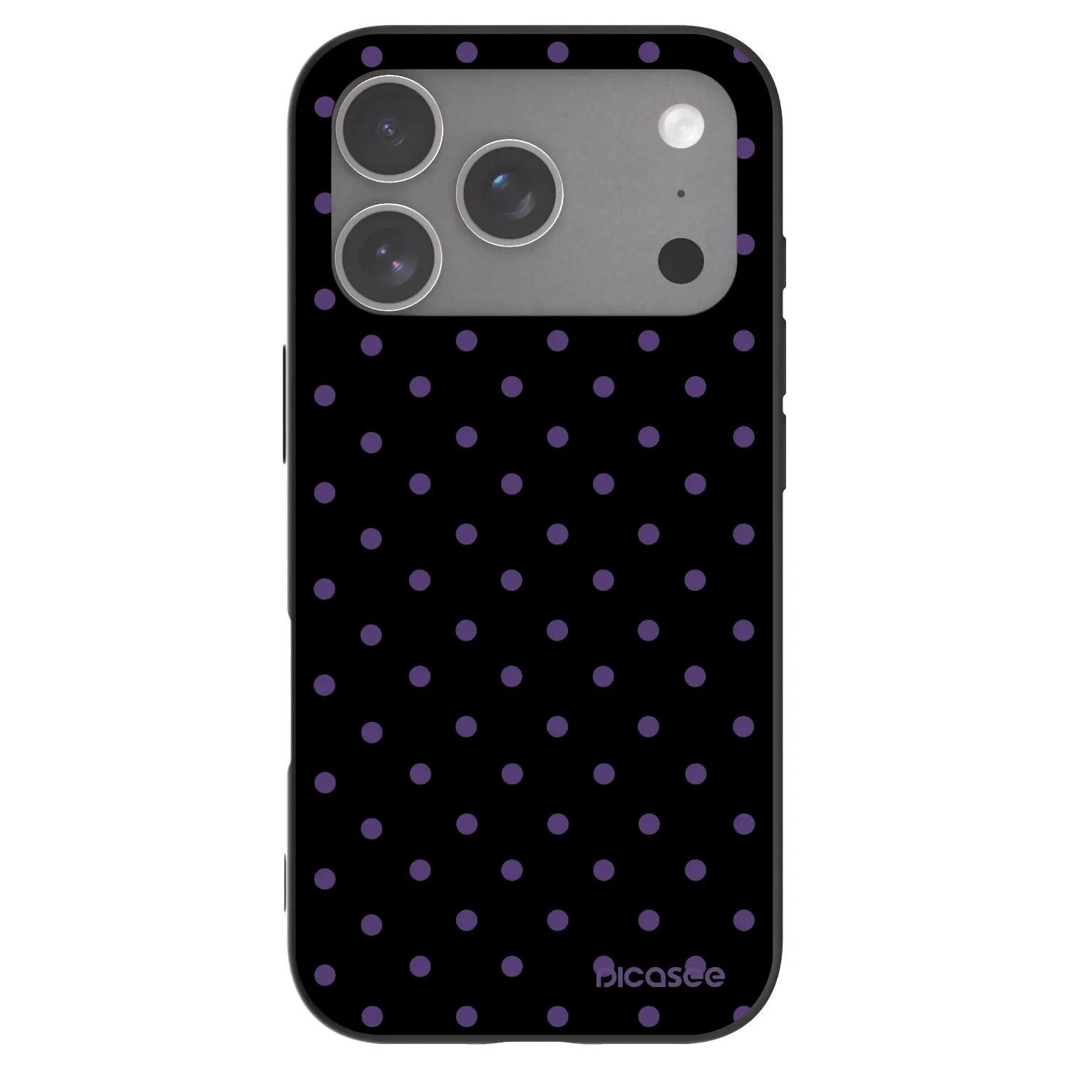 Picasee husă neagră din silicon pentru Apple iPhone 18 Pro - Flickers