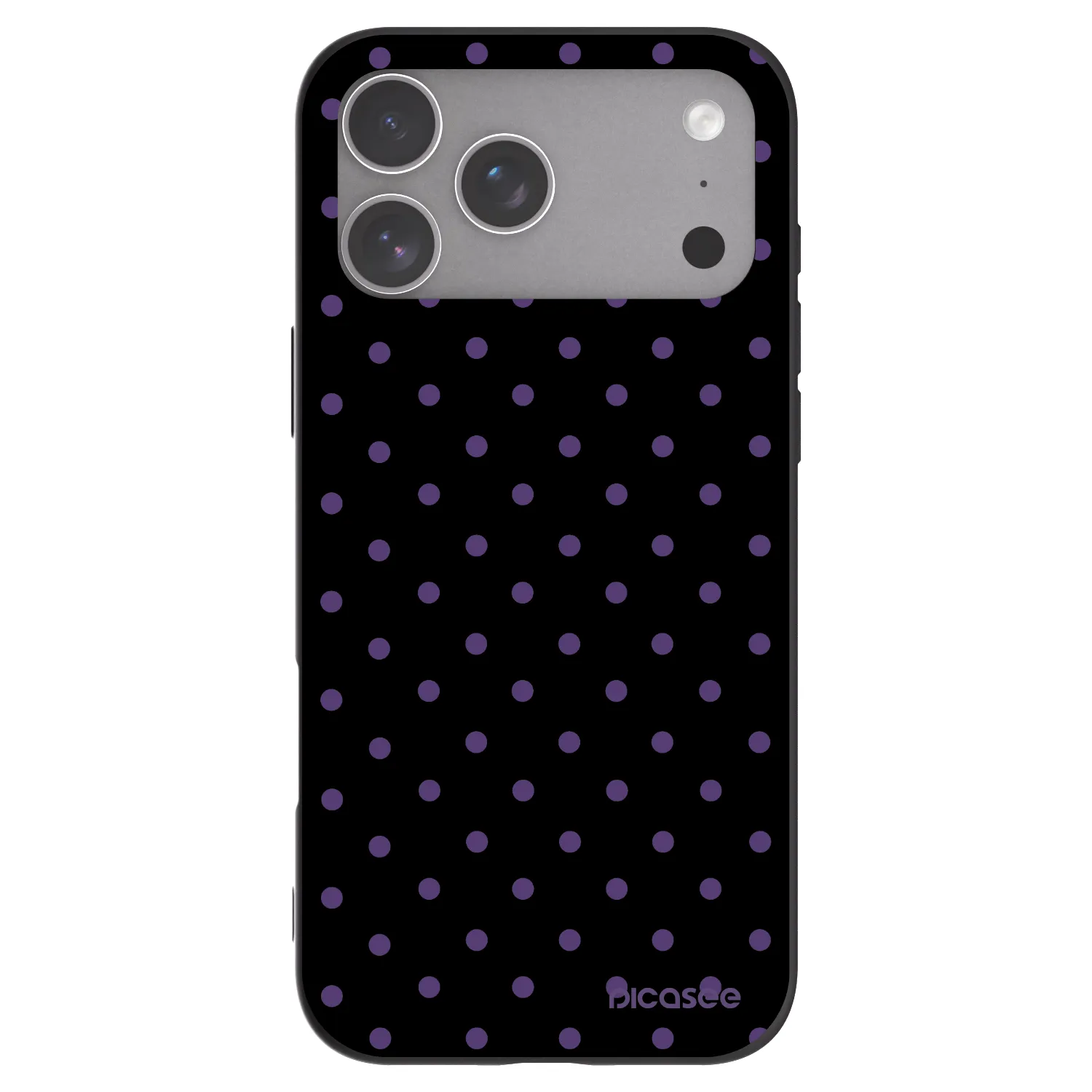 Picasee husă neagră din silicon pentru Apple iPhone 18 Pro Max - Flickers