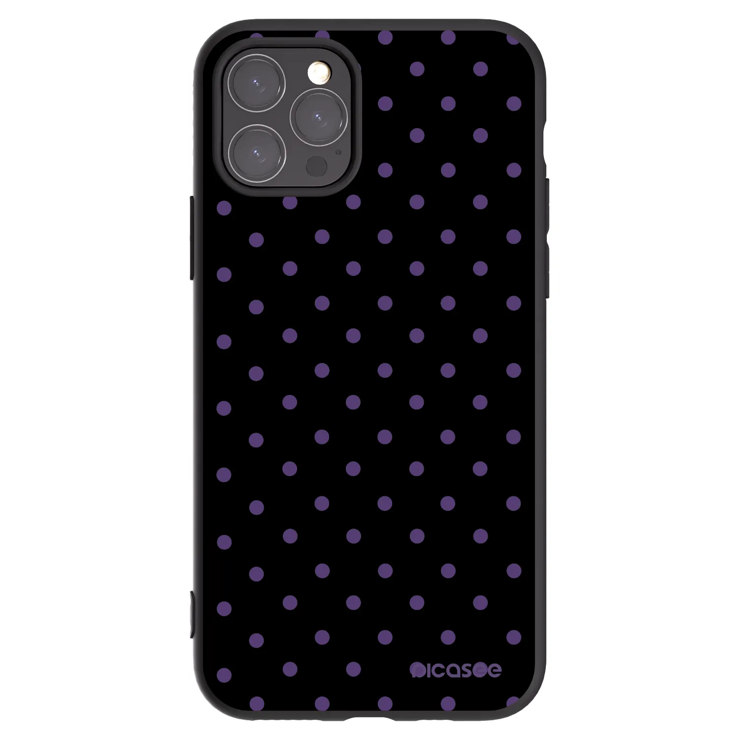 Picasee husă neagră din silicon pentru Apple iPhone 11 Pro - Flickers