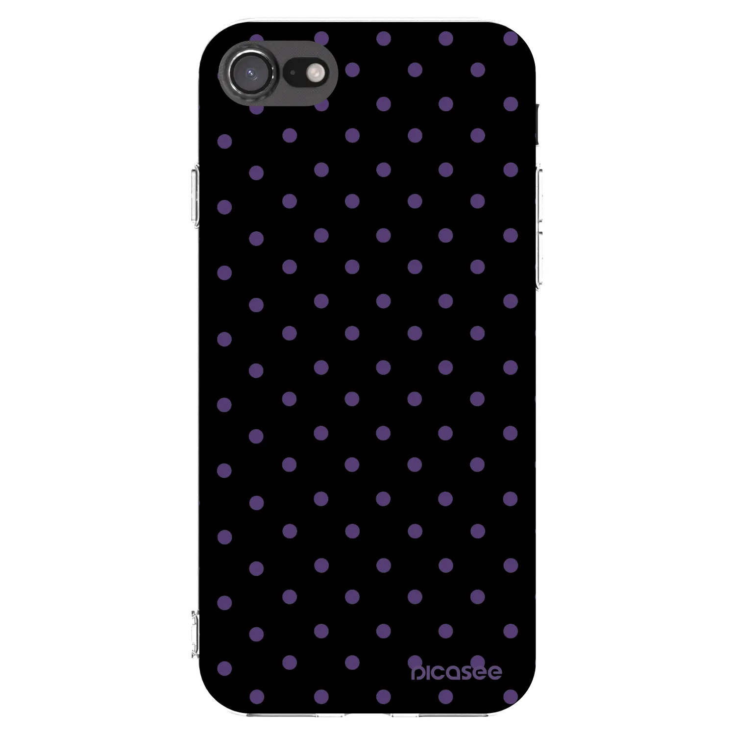 Picasee husă transparentă din silicon pentru Apple iPhone 8 - Flickers