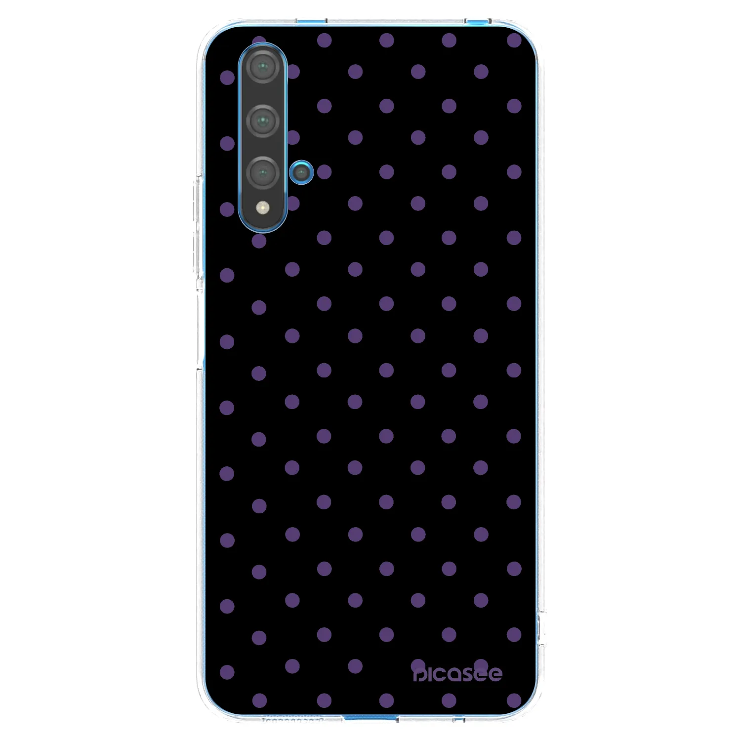 Picasee husă transparentă din silicon pentru Huawei Nova 5T - Flickers
