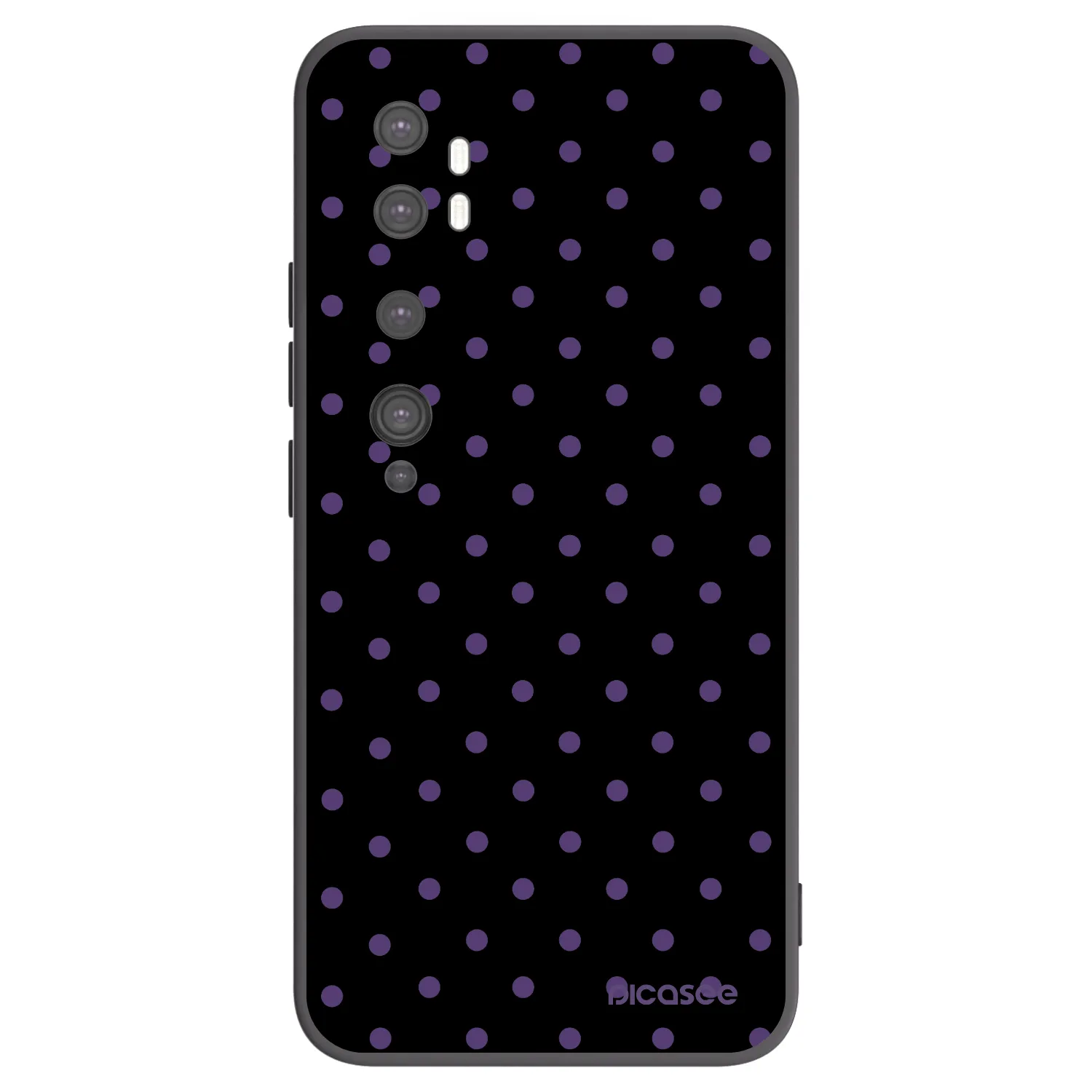 Picasee husă neagră din silicon pentru Xiaomi Mi Note 10 (Pro) - Flickers