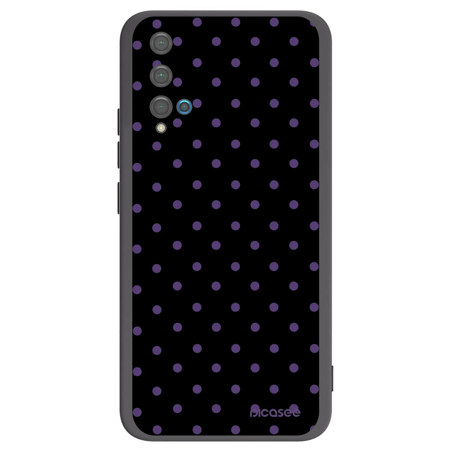 Picasee husă neagră din silicon pentru Huawei Nova 5T - Flickers