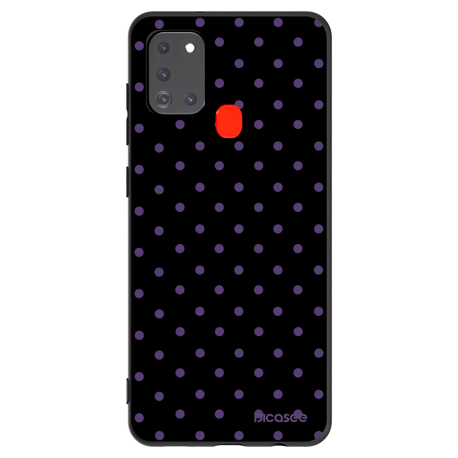 Picasee husă neagră din silicon pentru Samsung Galaxy A21s - Flickers