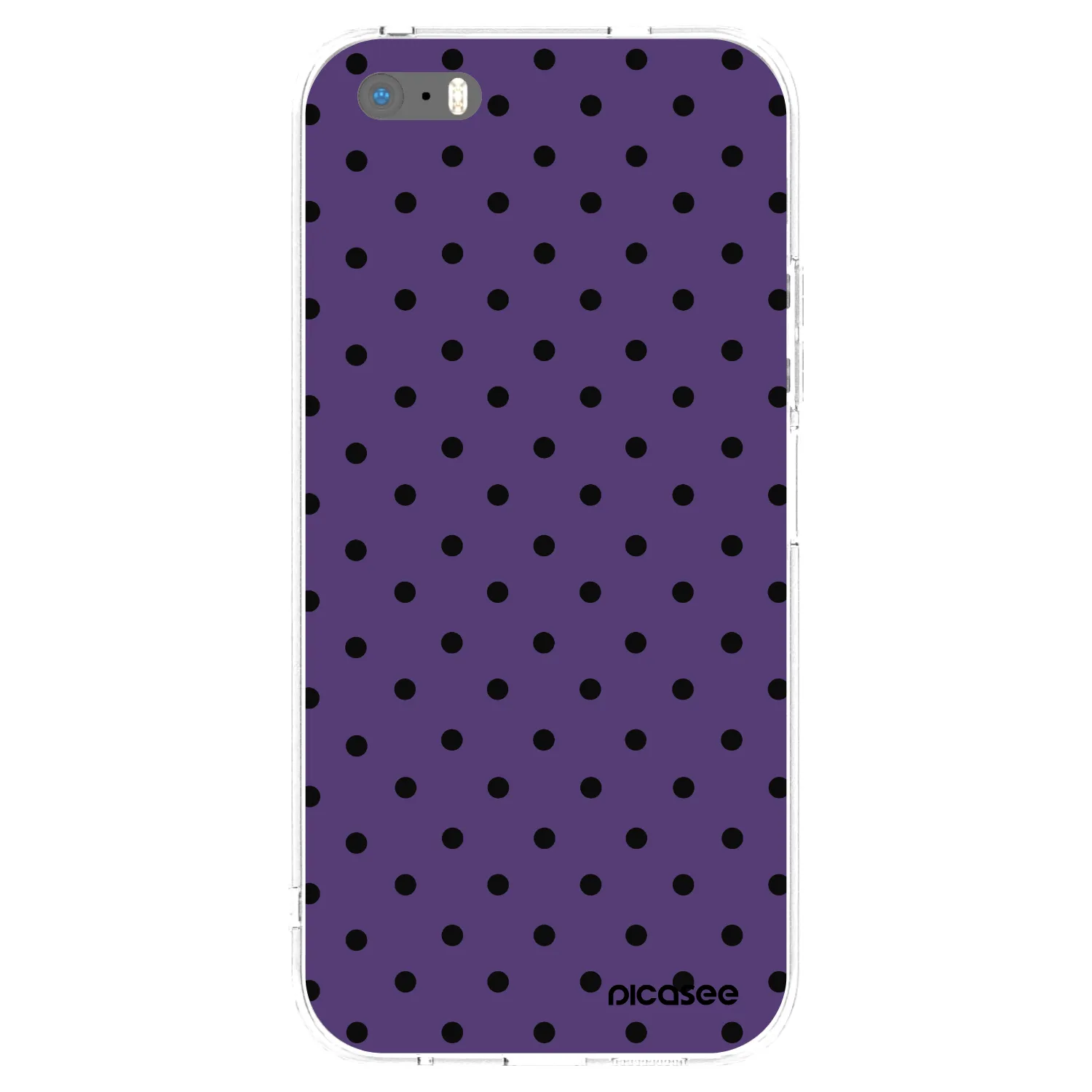 Picasee husă transparentă din silicon pentru Apple iPhone 5/5S/SE - Flickers 2