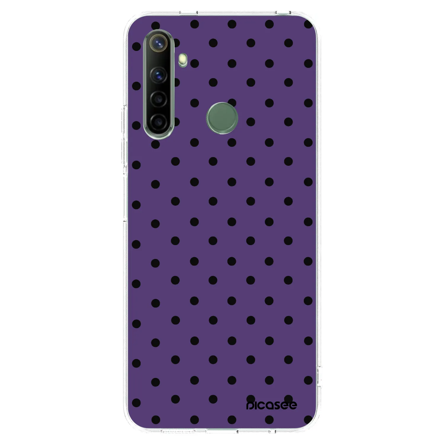 Picasee husă transparentă din silicon pentru Realme 6i - Flickers 2
