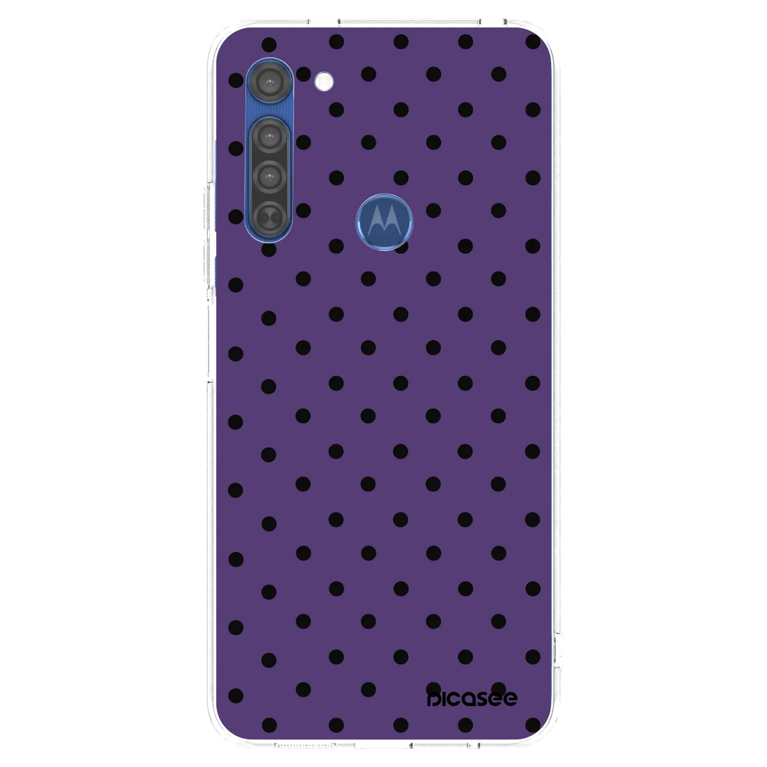 Picasee husă transparentă din silicon pentru Motorola Moto G8 - Flickers 2