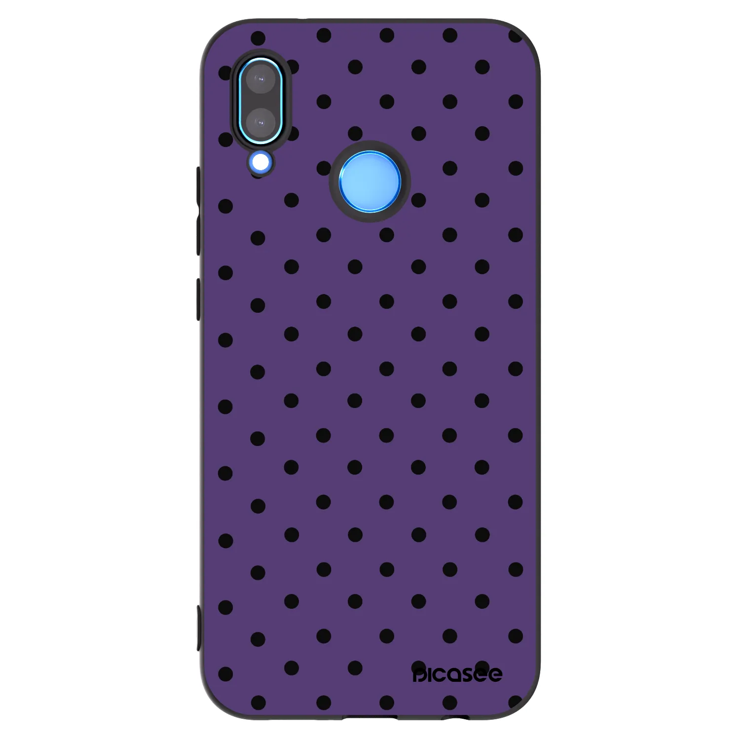 Picasee husă neagră din silicon pentru Huawei P20 Lite - Flickers 2