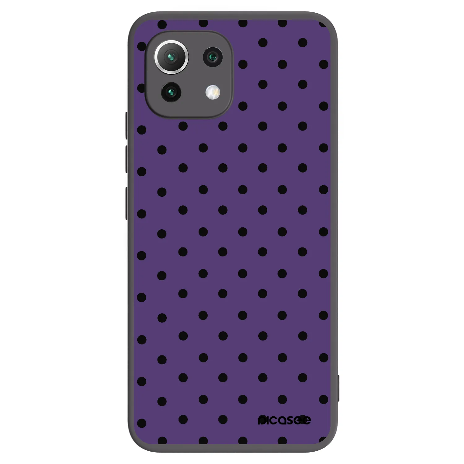 Picasee husă neagră din silicon pentru Xiaomi Mi 11 Lite - Flickers 2