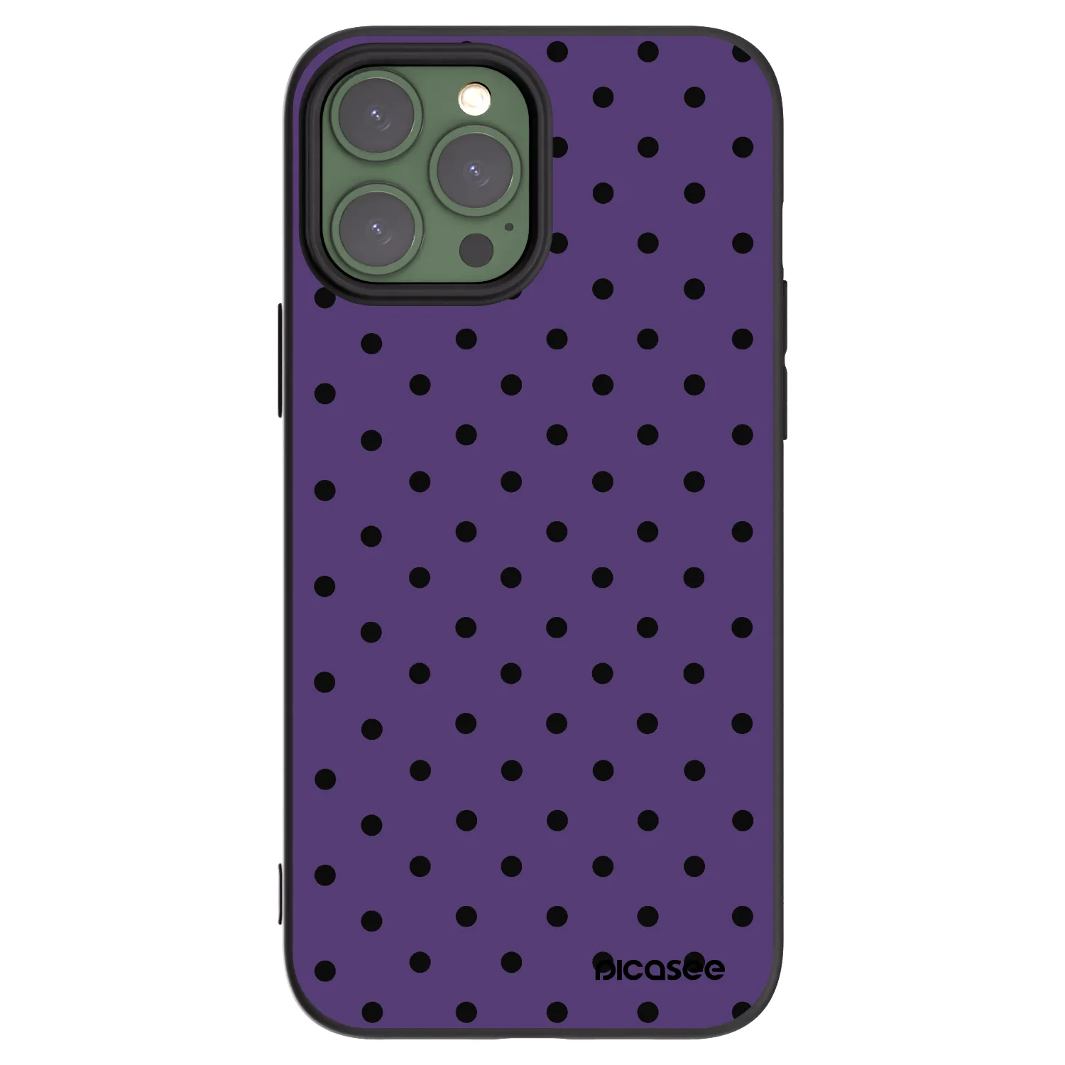Picasee husă neagră din silicon pentru Apple iPhone 13 Pro Max - Flickers 2