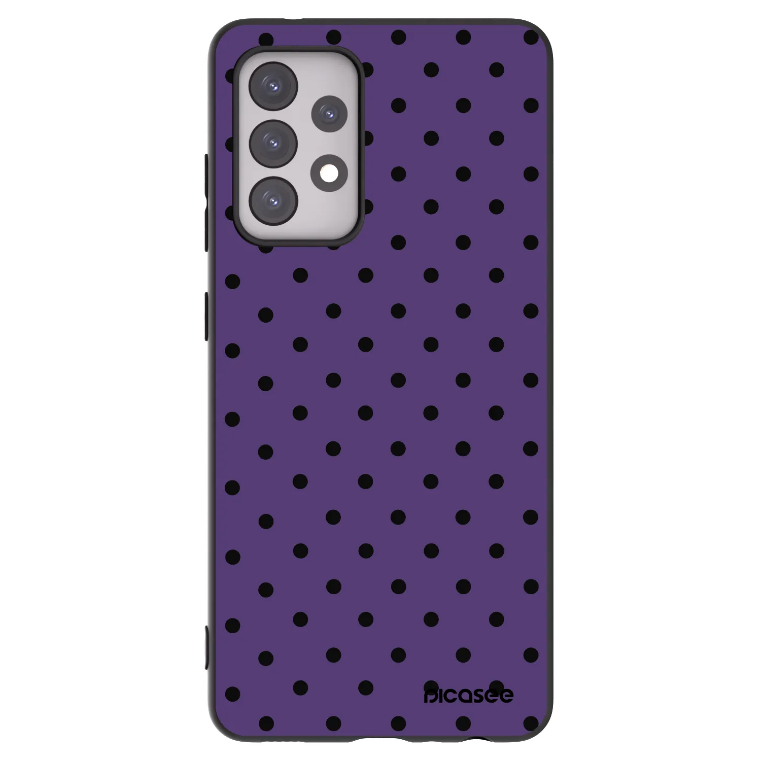 Picasee husă neagră din silicon pentru Samsung Galaxy A52s 5G A528B - Flickers 2