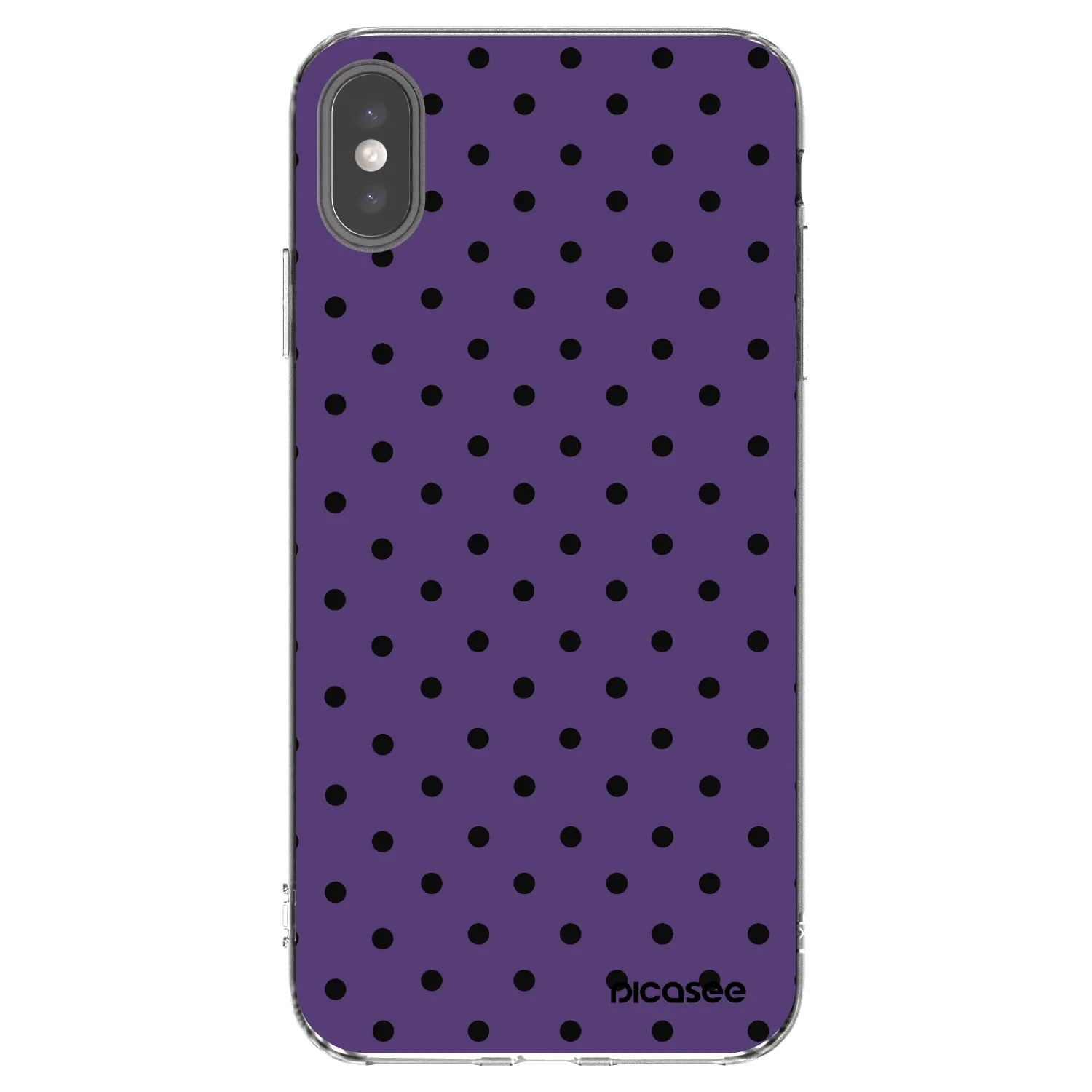Picasee husă transparentă din silicon pentru Apple iPhone XS Max - Flickers 2