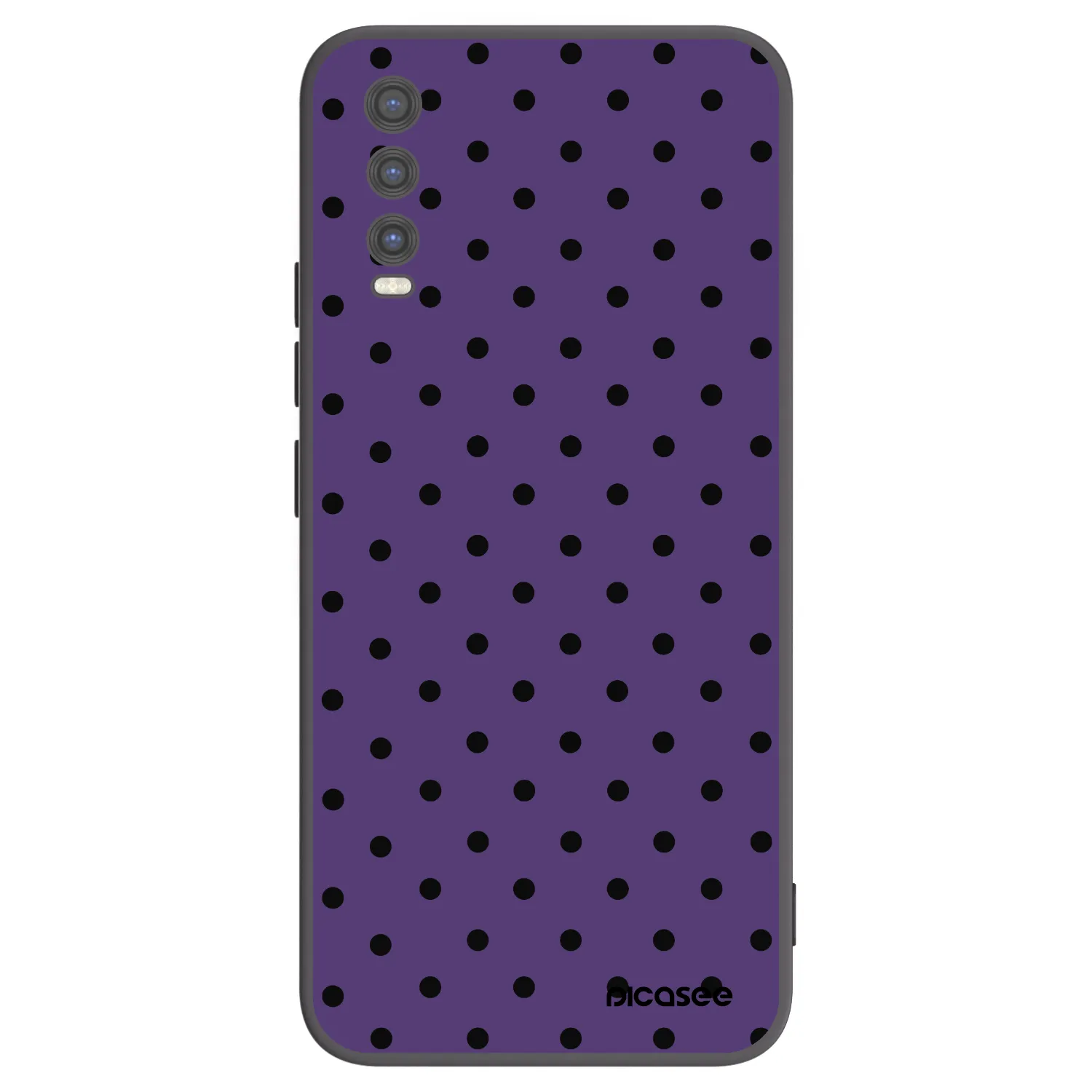 Picasee husă neagră din silicon pentru Vivo Y20s - Flickers 2